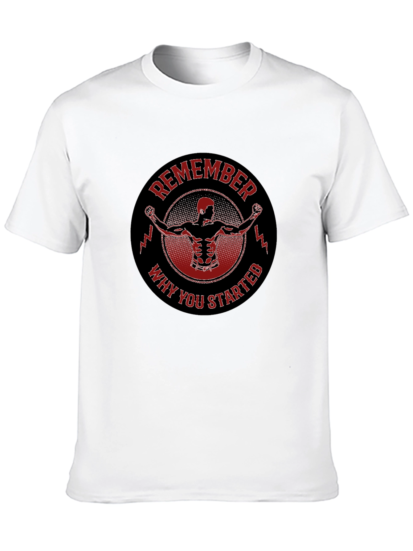 Remember Why You Started Black T-Shirt