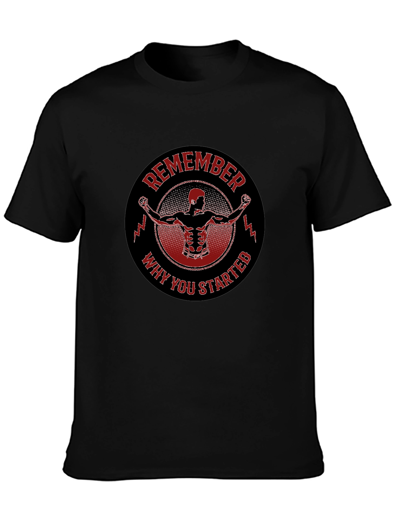 Remember Why You Started Black T-Shirt