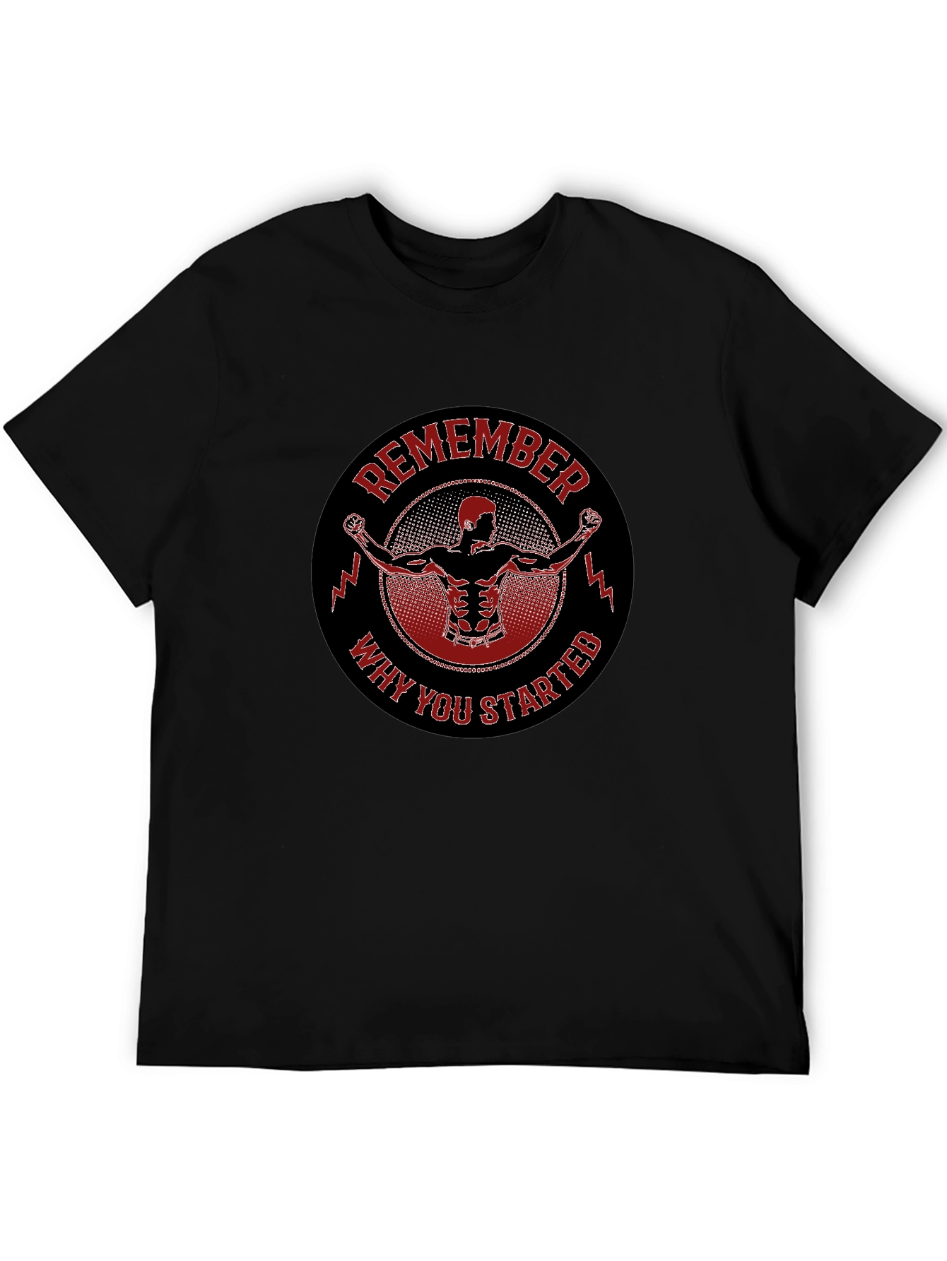 Remember Why You Started Black T-Shirt