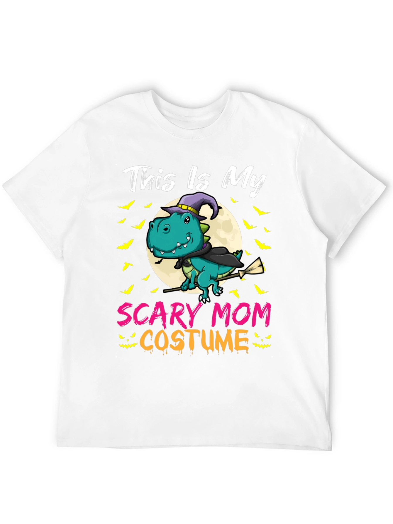 Scary Mom Costume T-Rex Halloween T-Shirt