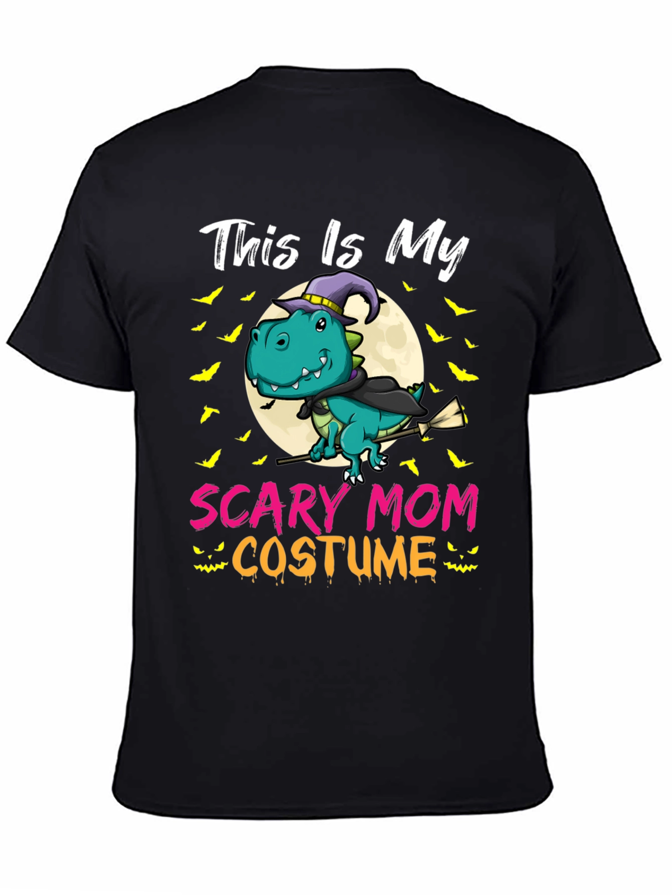 Scary Mom Costume T-Rex Halloween T-Shirt