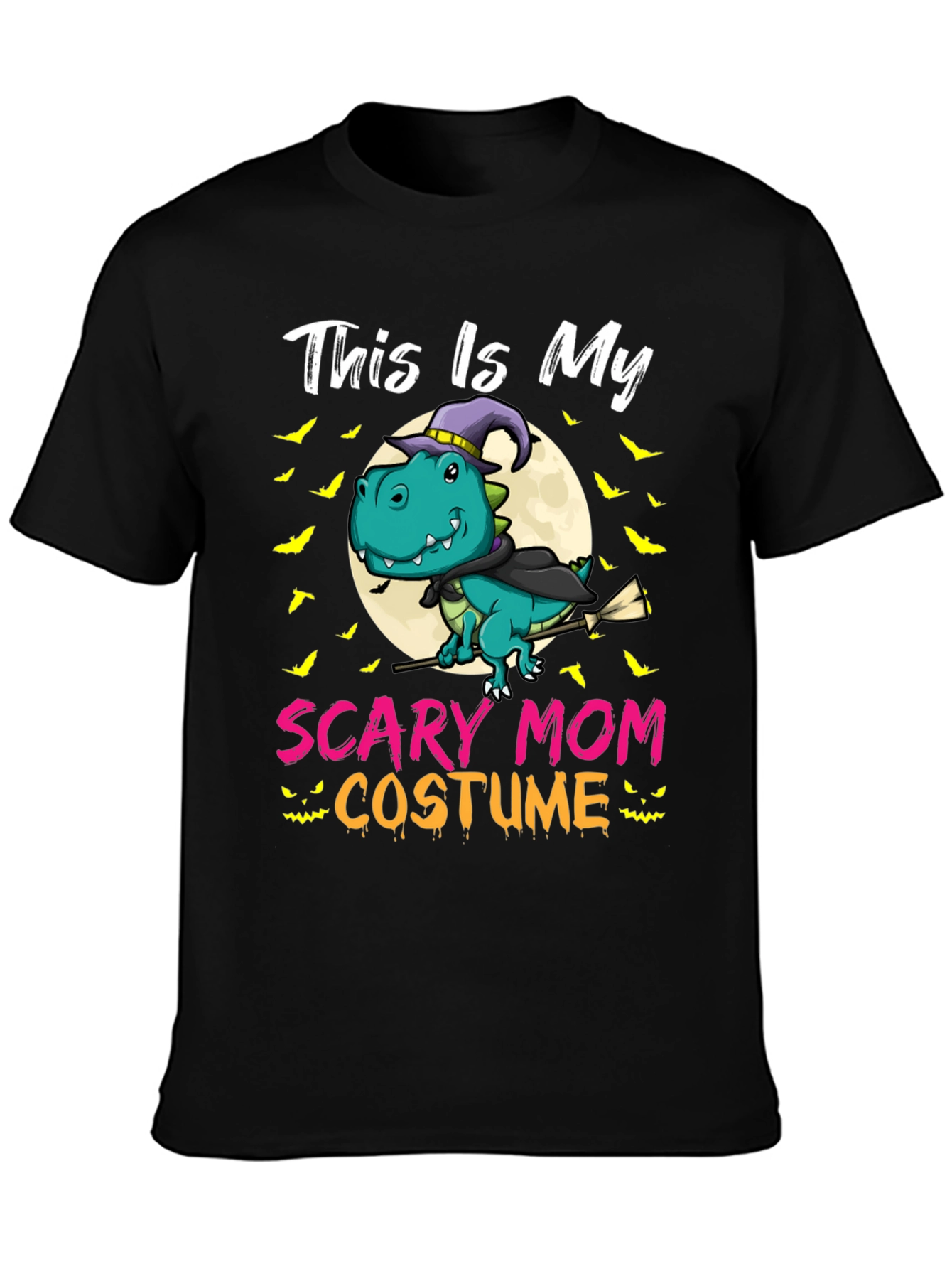 Scary Mom Costume T-Rex Halloween T-Shirt