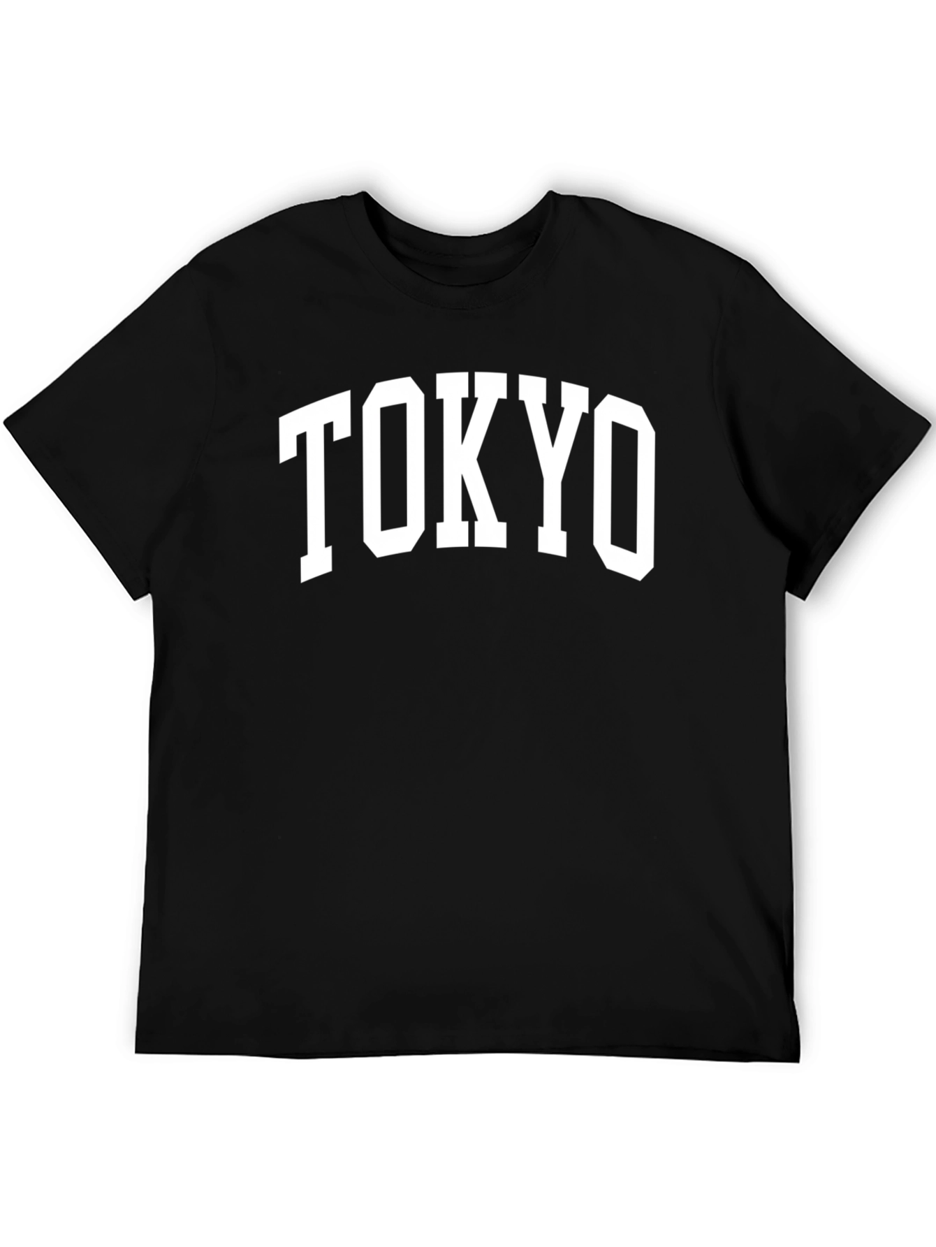 Tokyo Graphic Tee - Retro Style Black T-Shirt