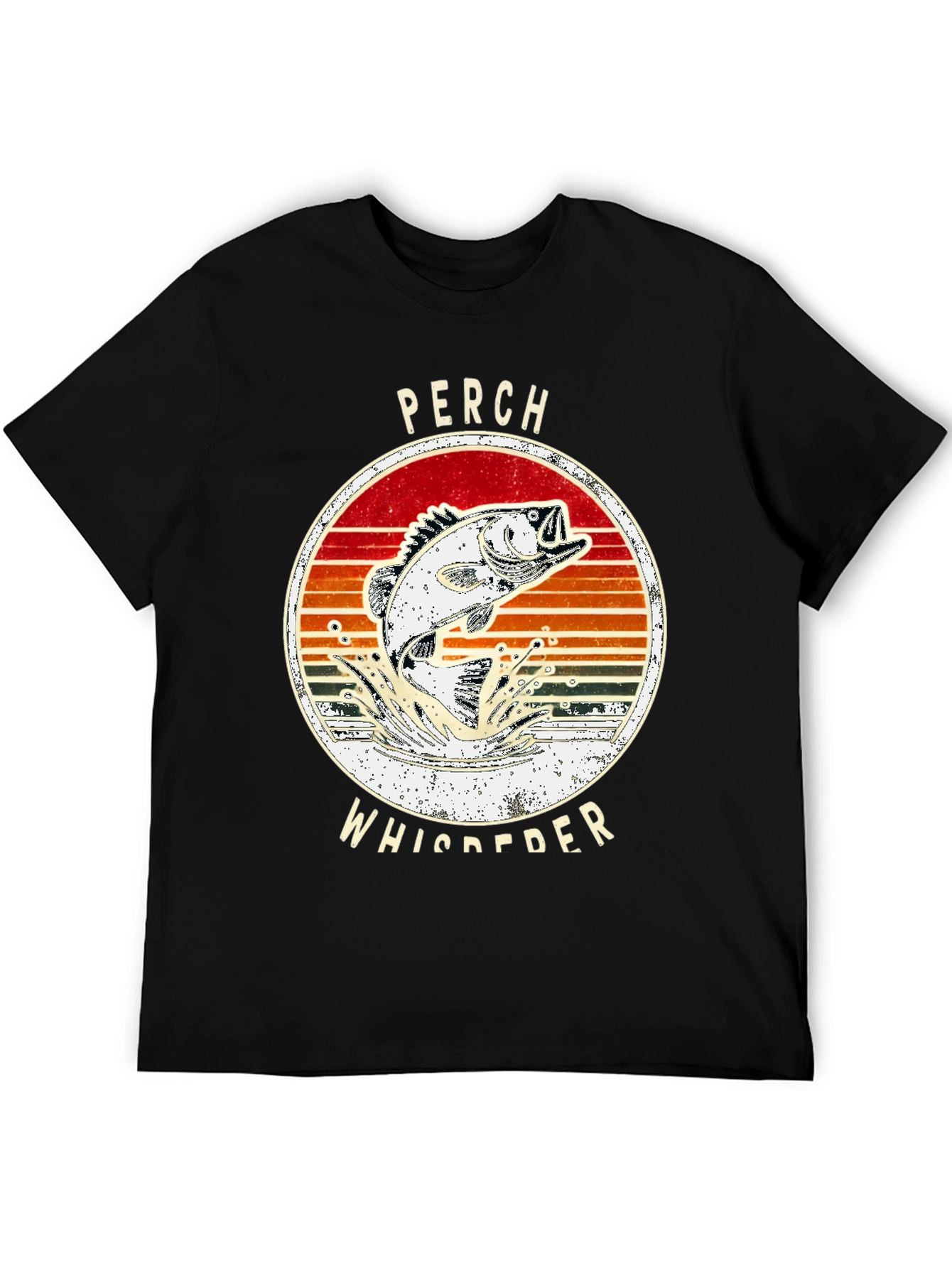 Perch Whisperer T-Shirt - Fishing Design