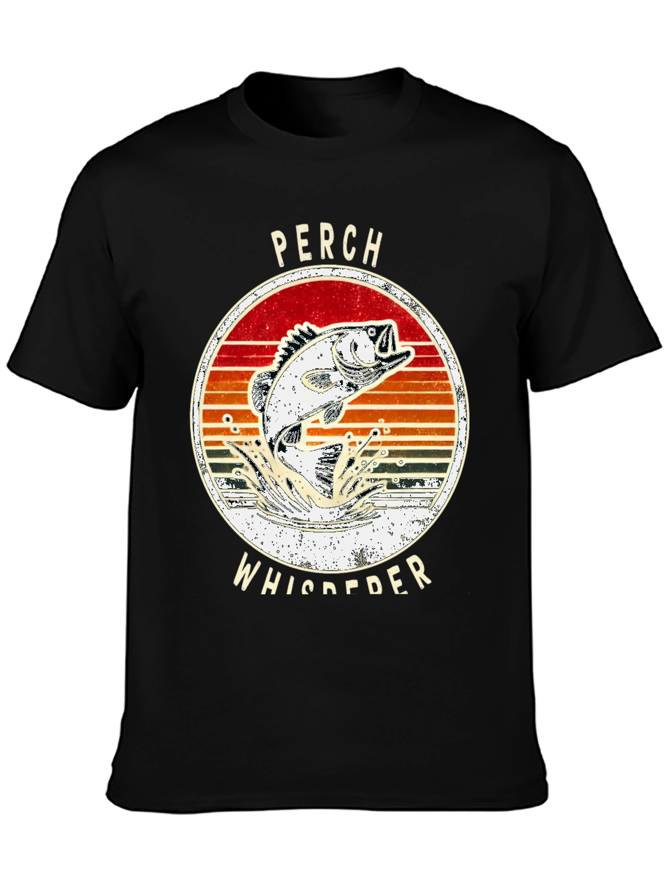 Perch Whisperer T-Shirt - Fishing Design