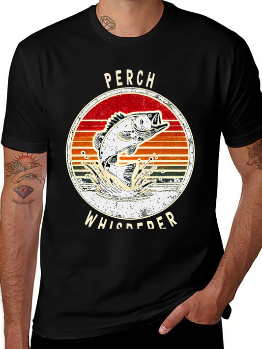 Perch Whisperer T-Shirt - Fishing Design
