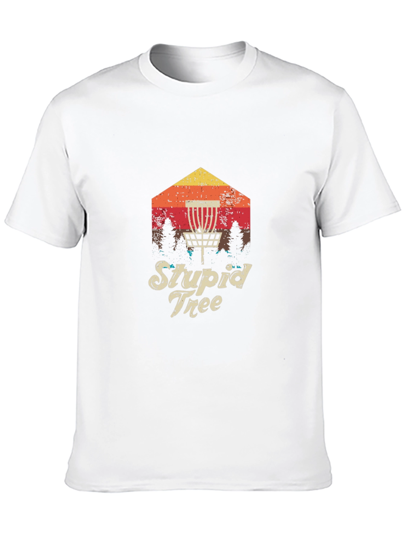 Stupid Tree Disc Golf T-Shirt - Retro Style