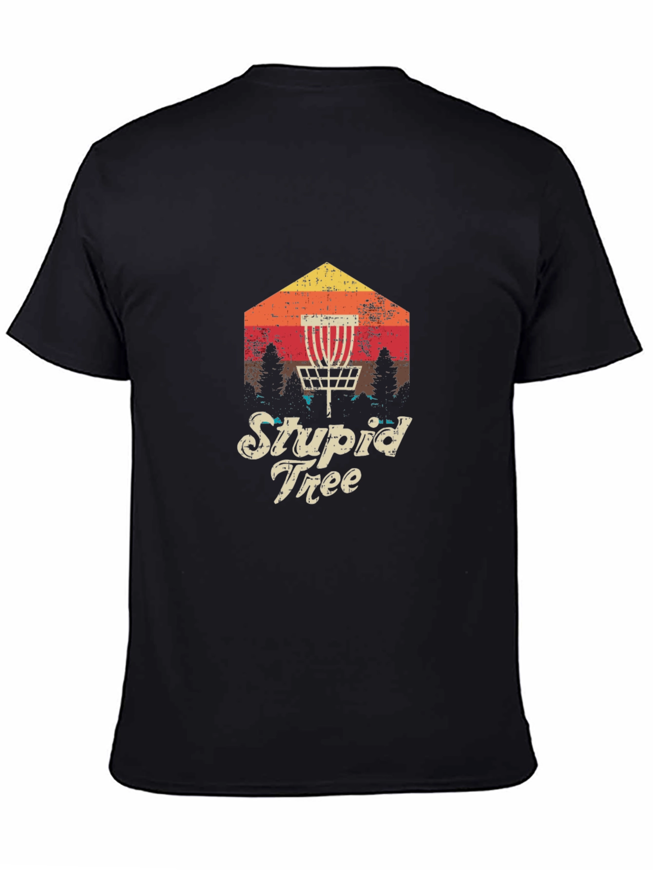 Stupid Tree Disc Golf T-Shirt - Retro Style