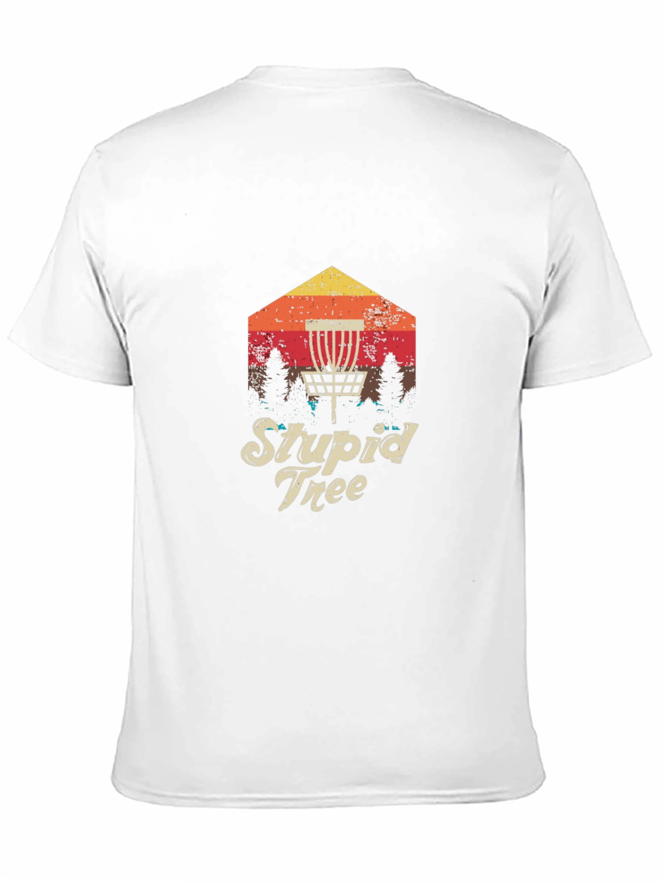 Stupid Tree Disc Golf T-Shirt - Retro Style