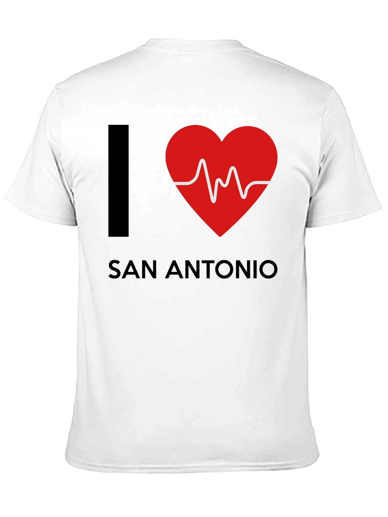 I Heart San Antonio Black Graphic Tee