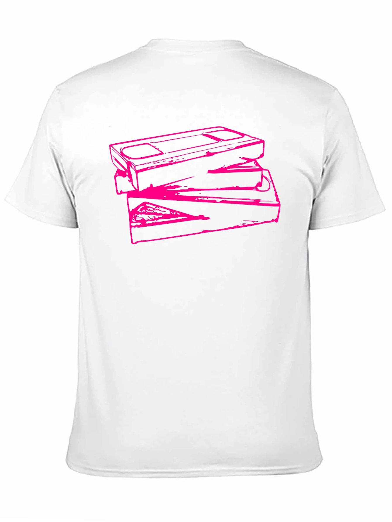 Retro Stacked VHS Tape Graphic Tee