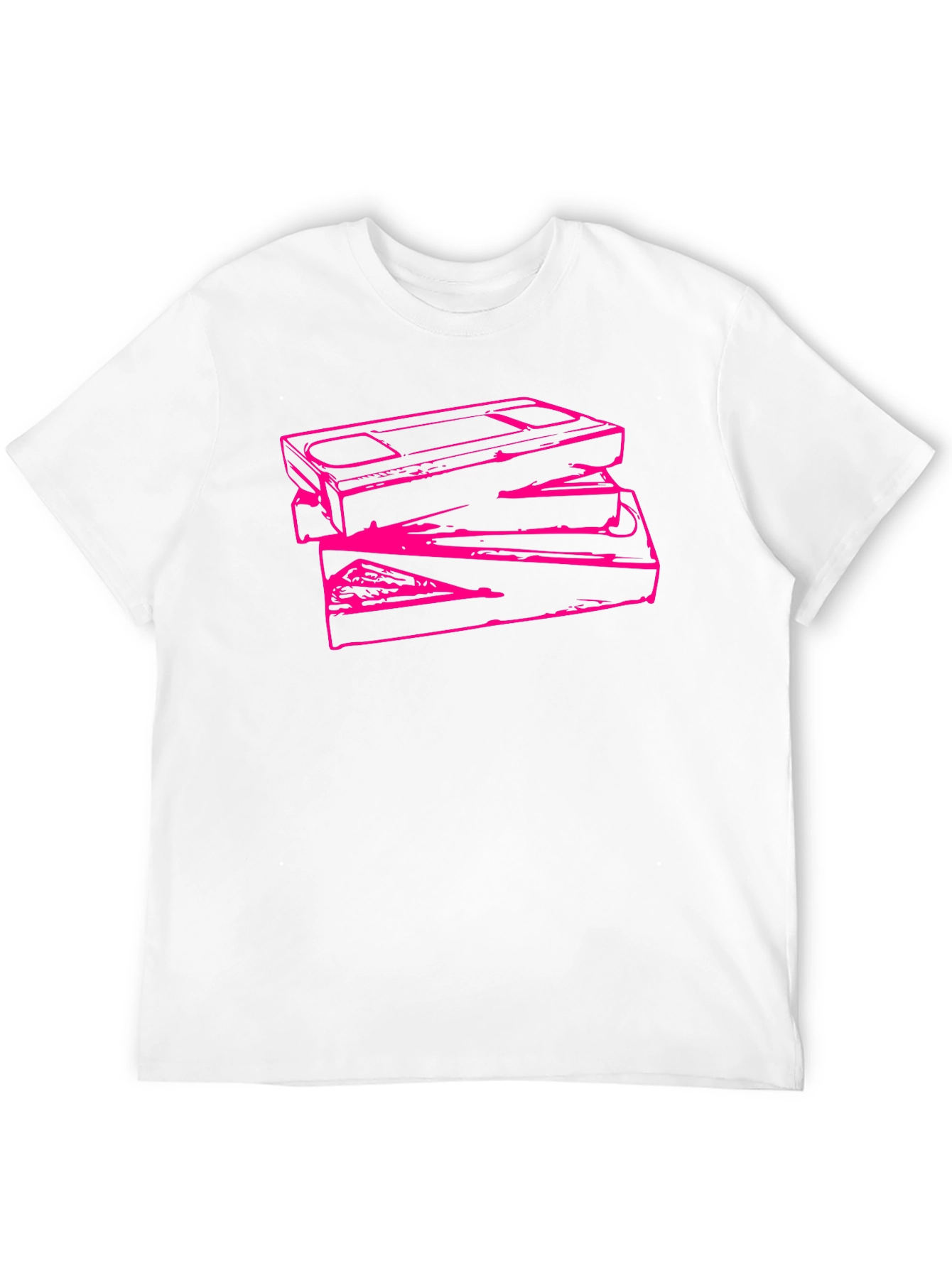 Retro Stacked VHS Tape Graphic Tee