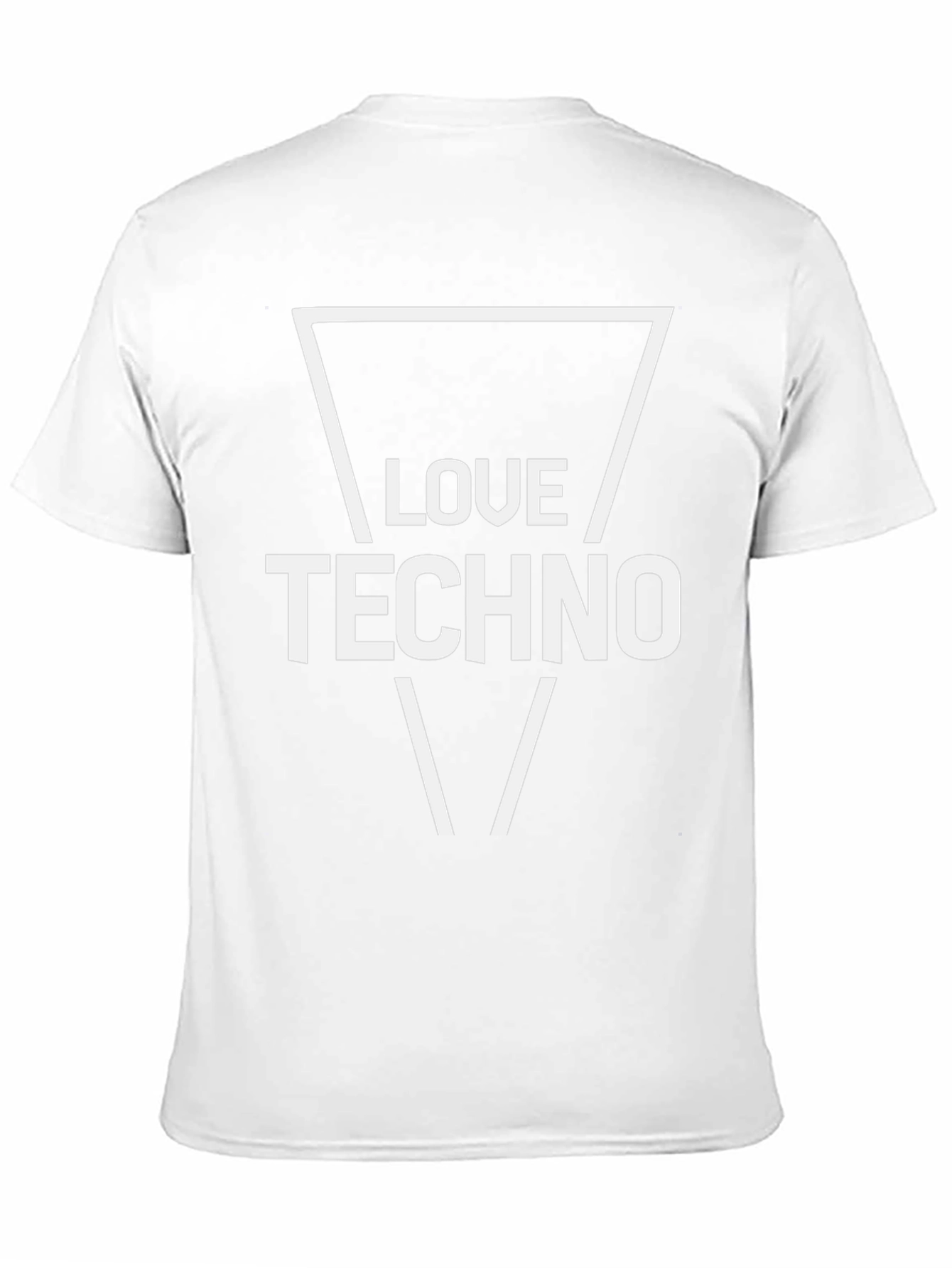 Love Techno Black Graphic Tee