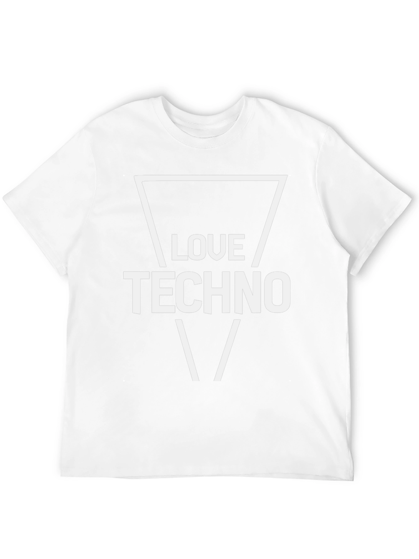 Love Techno Black Graphic Tee