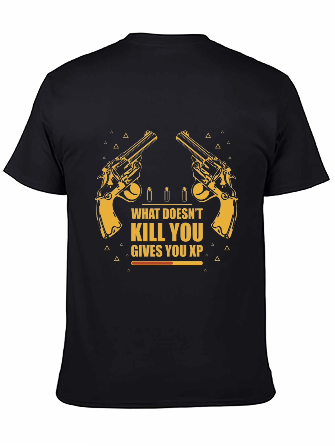 What Doesnt Kill You Gives XP Black Graphic Tee