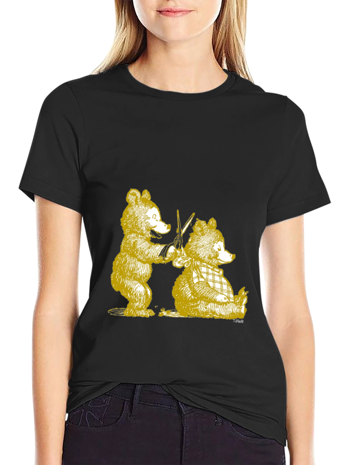 Bear Barber Graphic Tee
