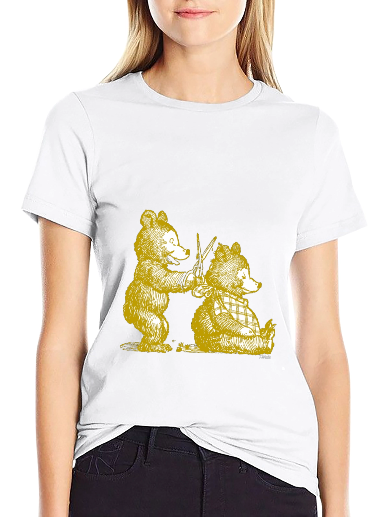 Bear Barber Graphic Tee