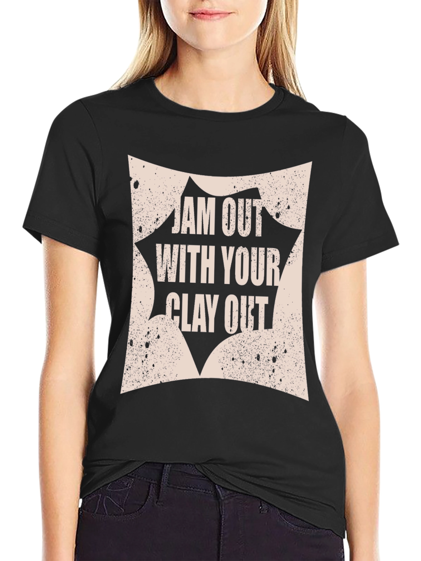 Jam Out T-Shirt - Black Cotton Tee