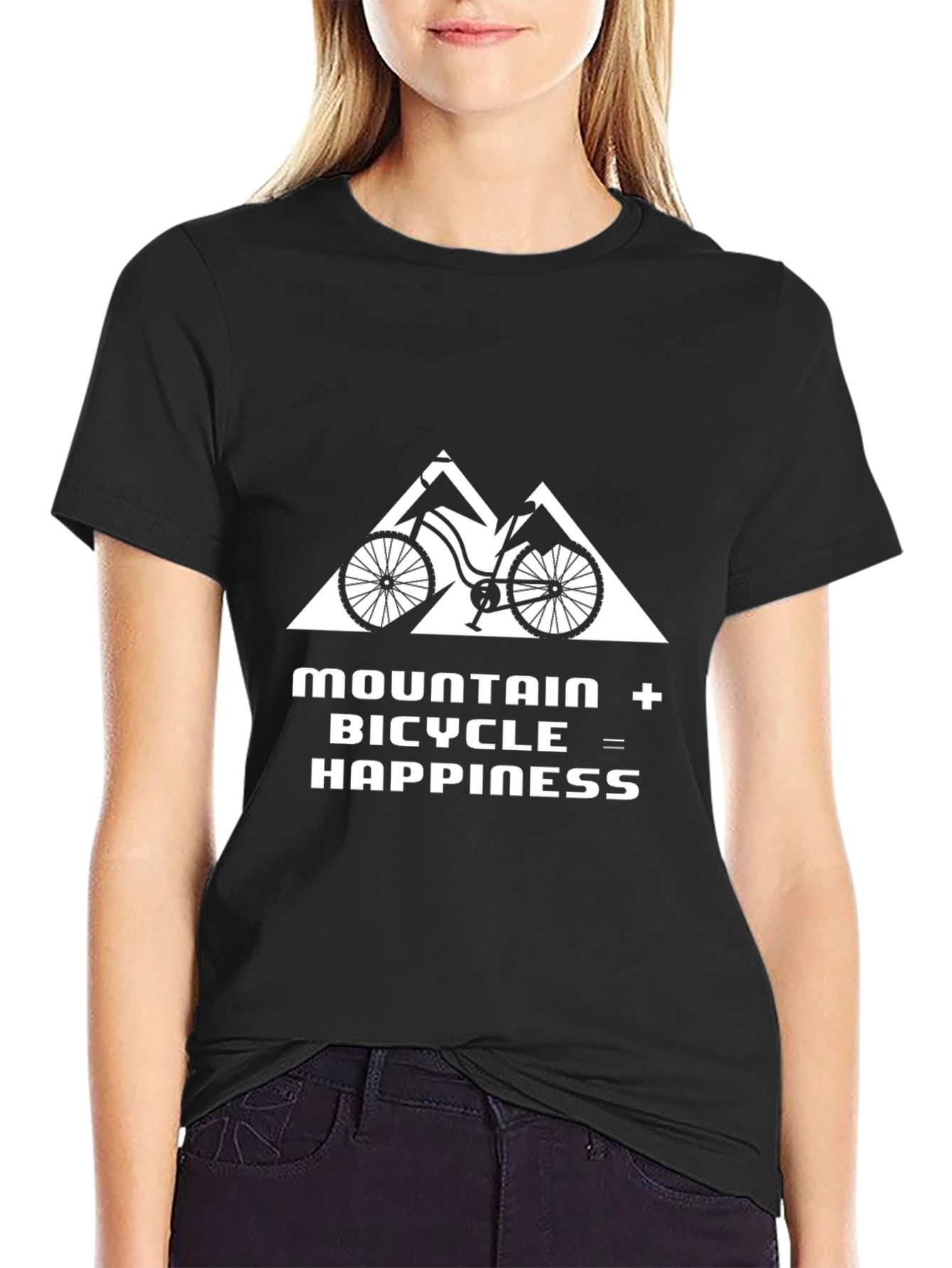 Mountain Bike Happiness Graphic T-Shirt