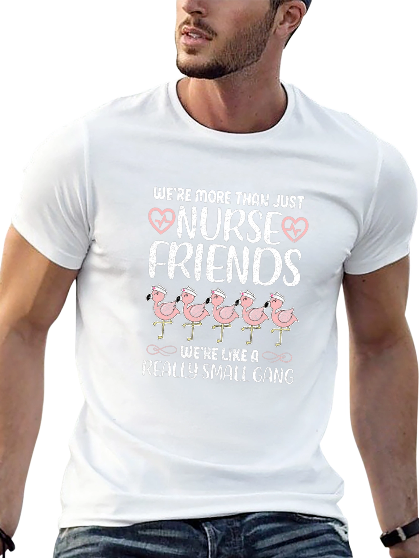 Nurse Friends T-Shirt Flamingo Gang Tee