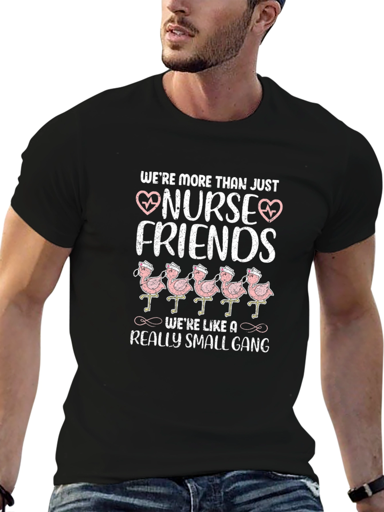 Nurse Friends T-Shirt Flamingo Gang Tee
