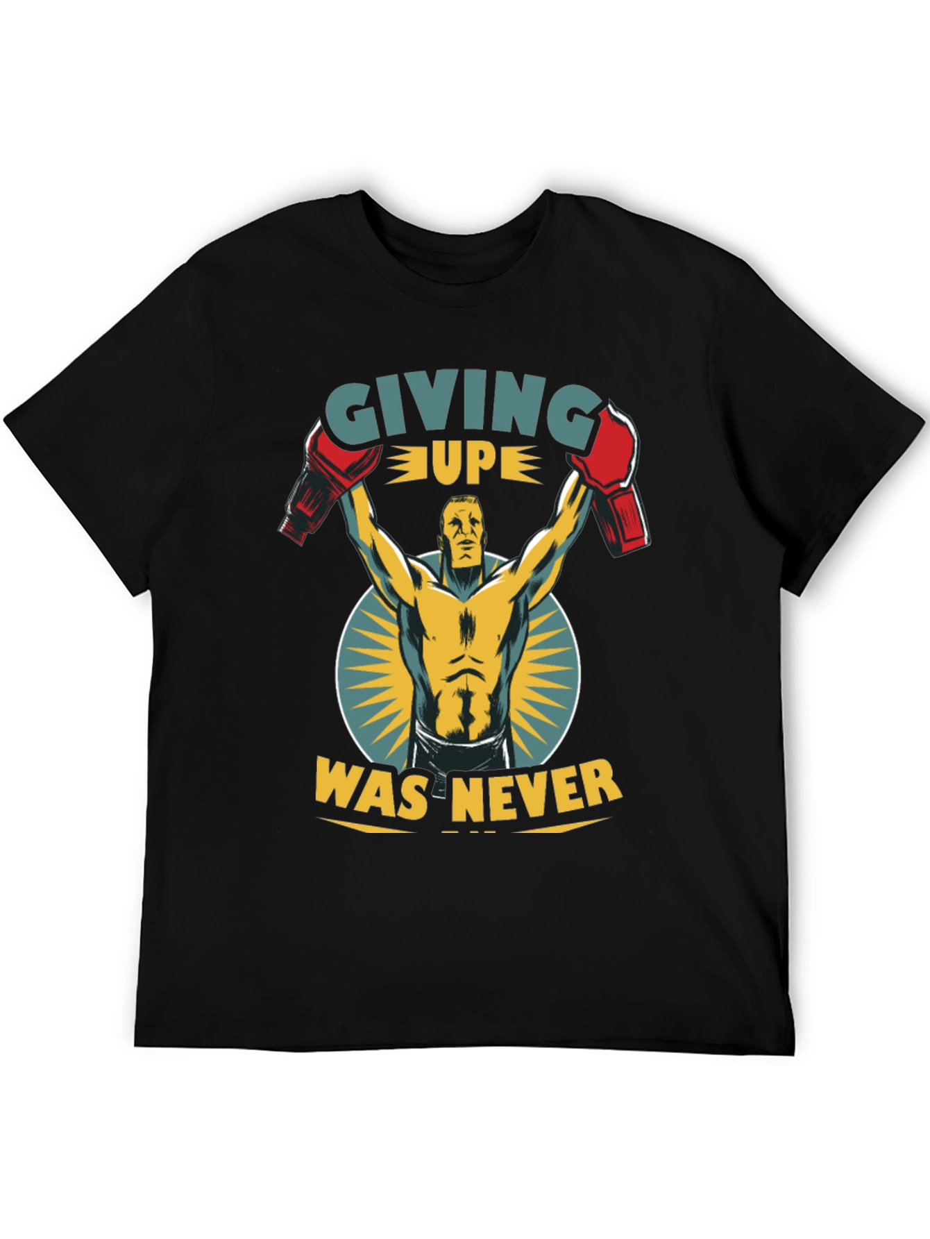 Never Giving Up Boxing T-Shirt