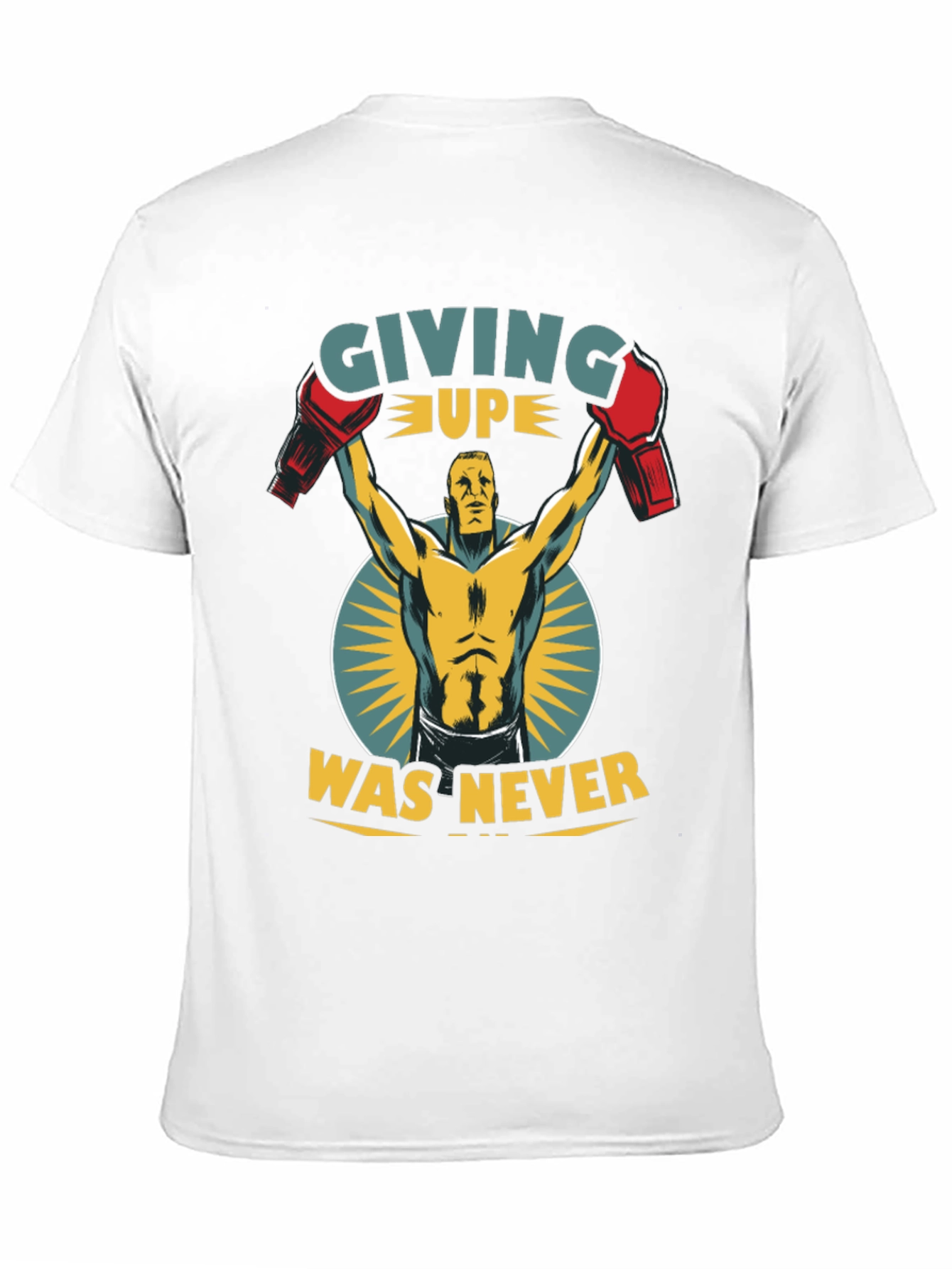Never Giving Up Boxing T-Shirt