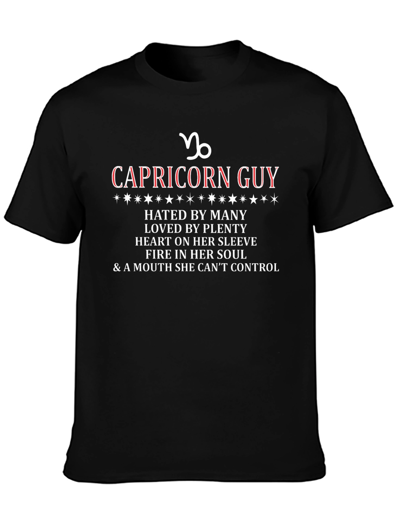 Capricorn Guy Zodiac T-Shirt
