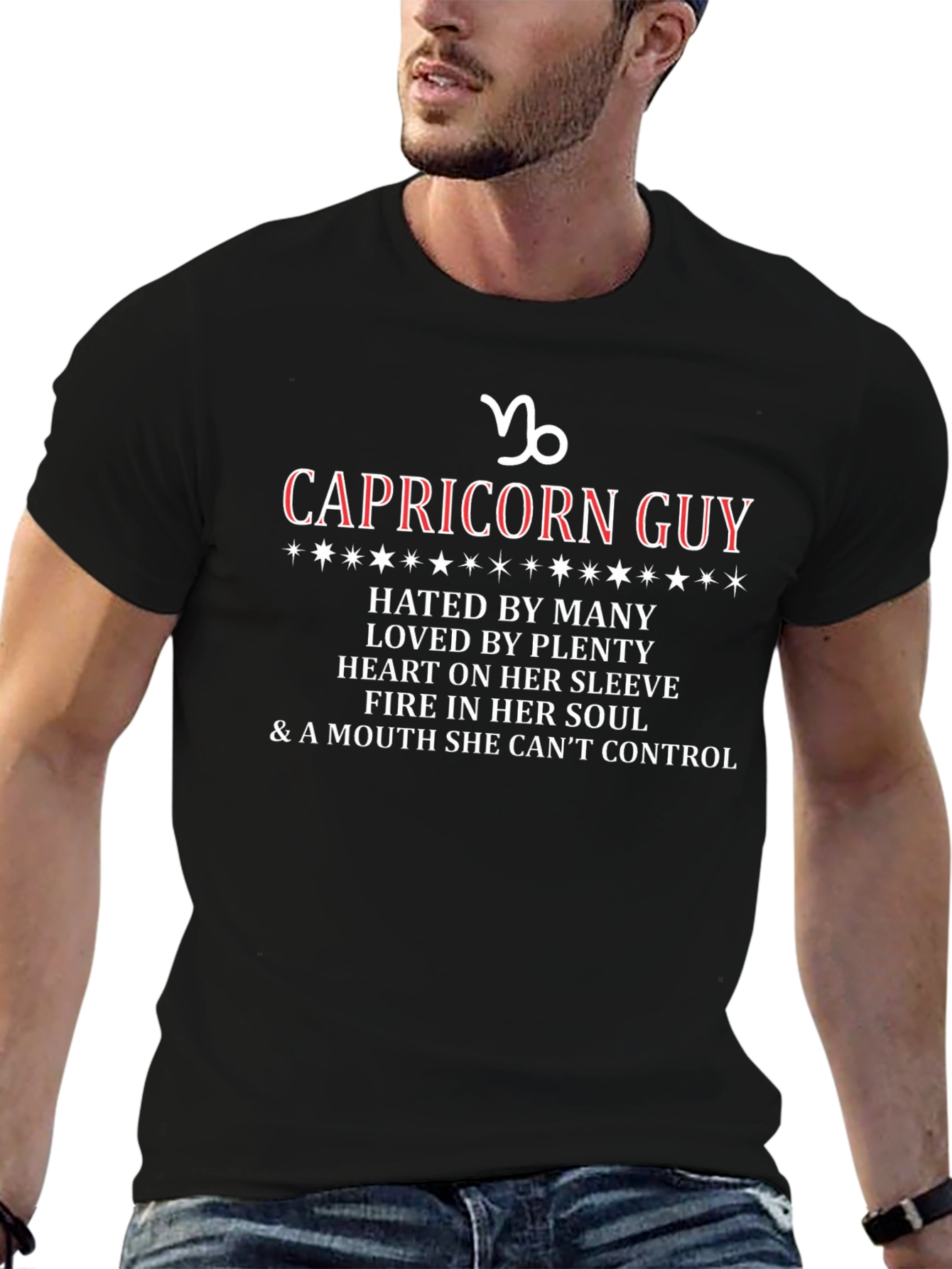 Capricorn Guy Zodiac T-Shirt