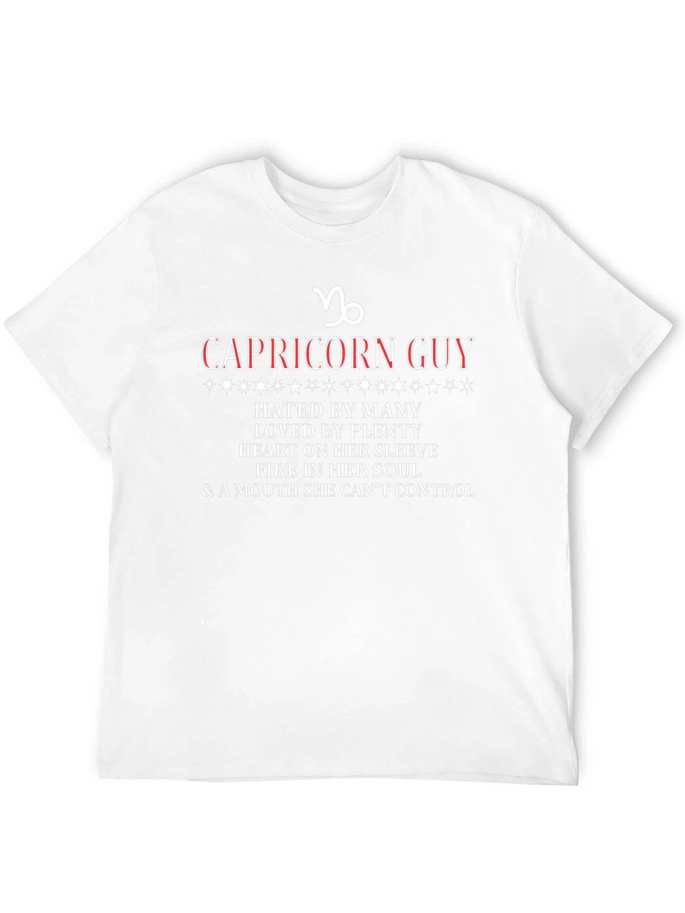 Capricorn Guy Zodiac T-Shirt