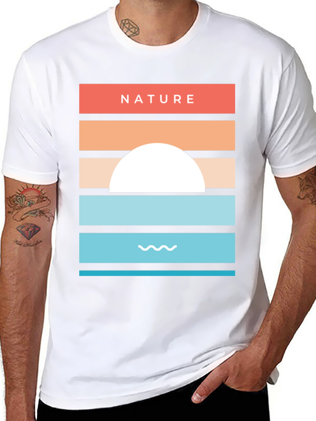 Nature Sunset Graphic Tee - Stylish Unisex T-Shirt