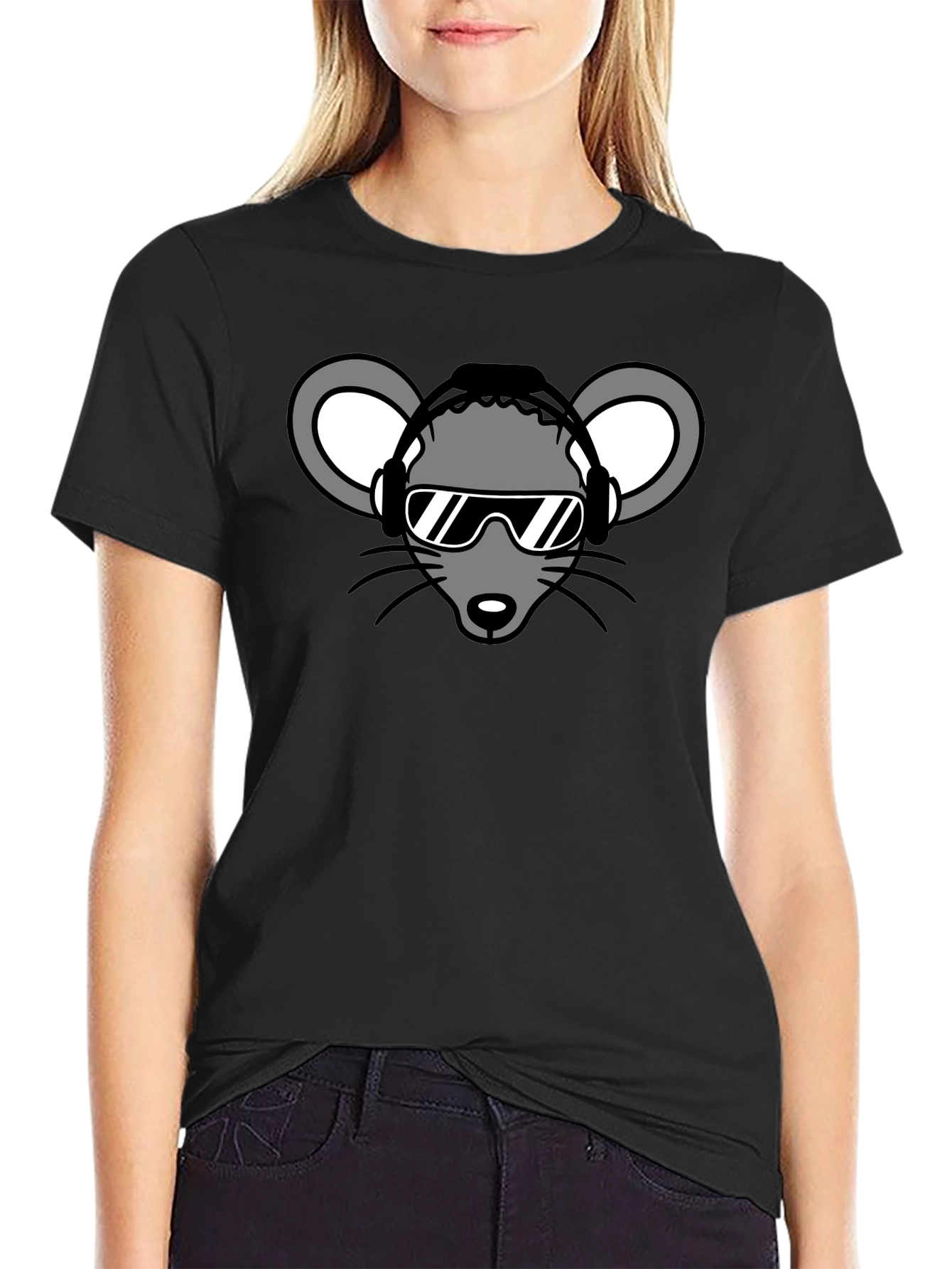 DJ Mouse Graphic Tee - Cool & Unique!
