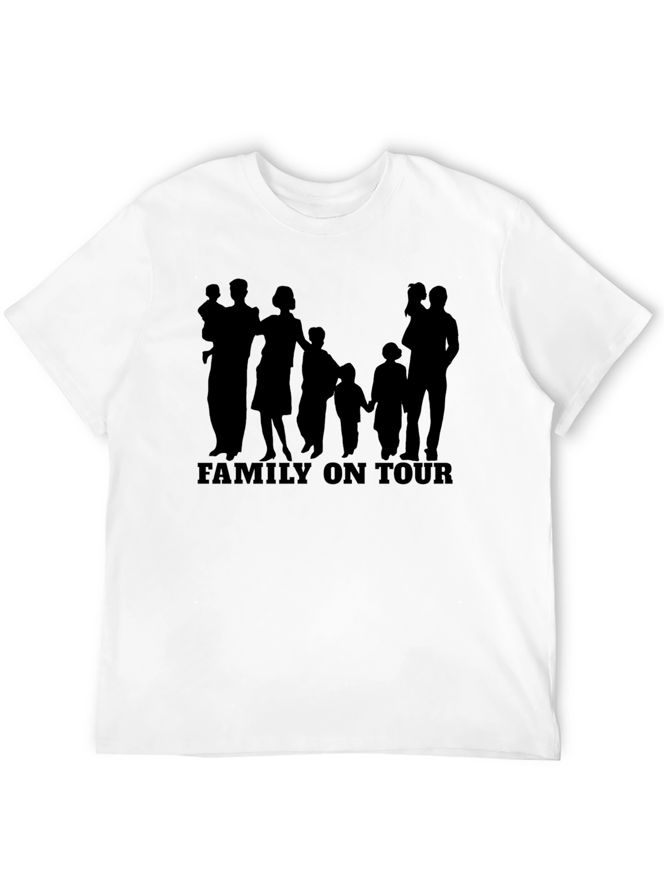 Family On Tour Black T-Shirt