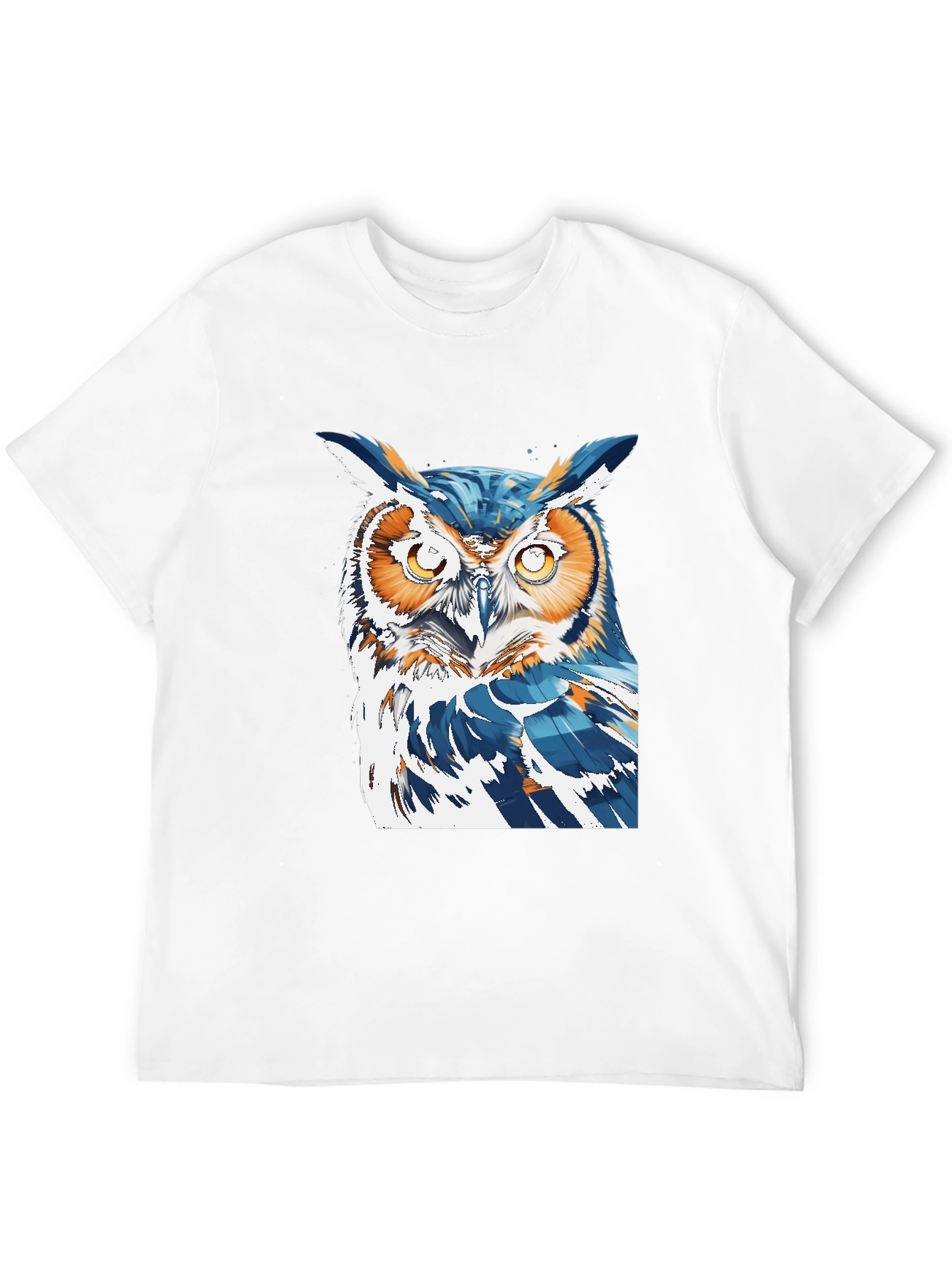Cool Owl Graphic Tee - Black T-Shirt