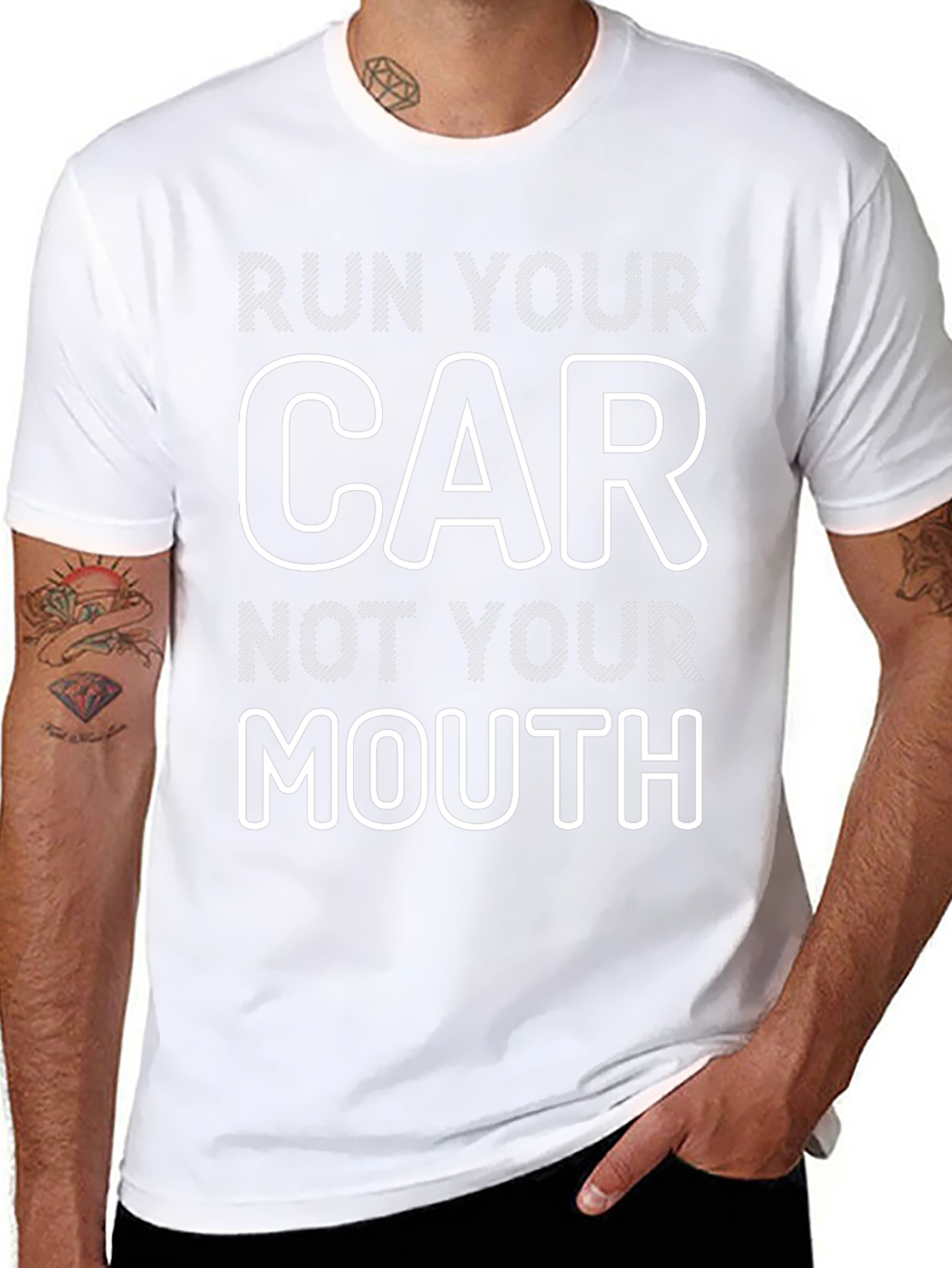 Run Your Car T-Shirt Funny Car Enthusiast Tee