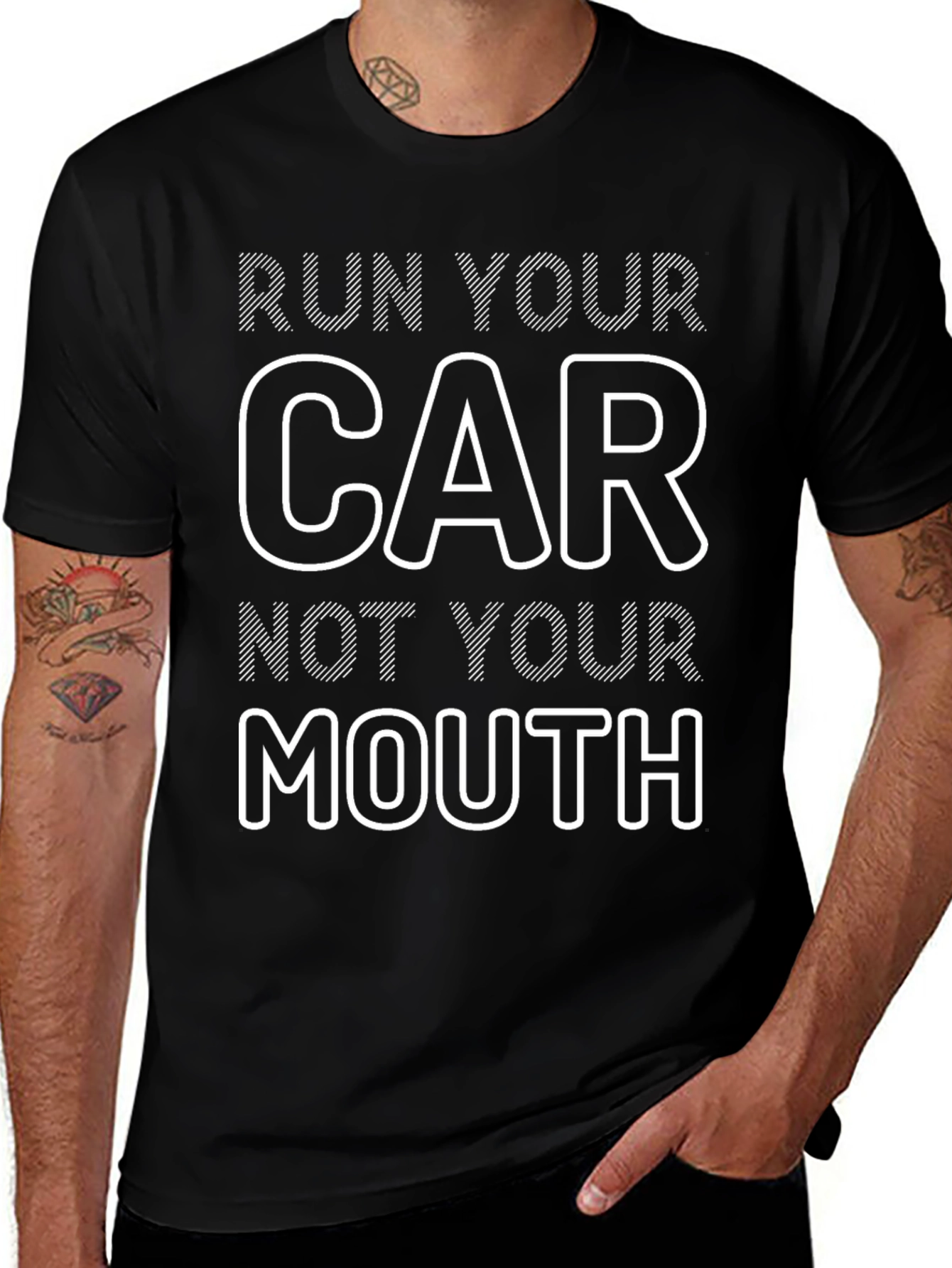 Run Your Car T-Shirt Funny Car Enthusiast Tee