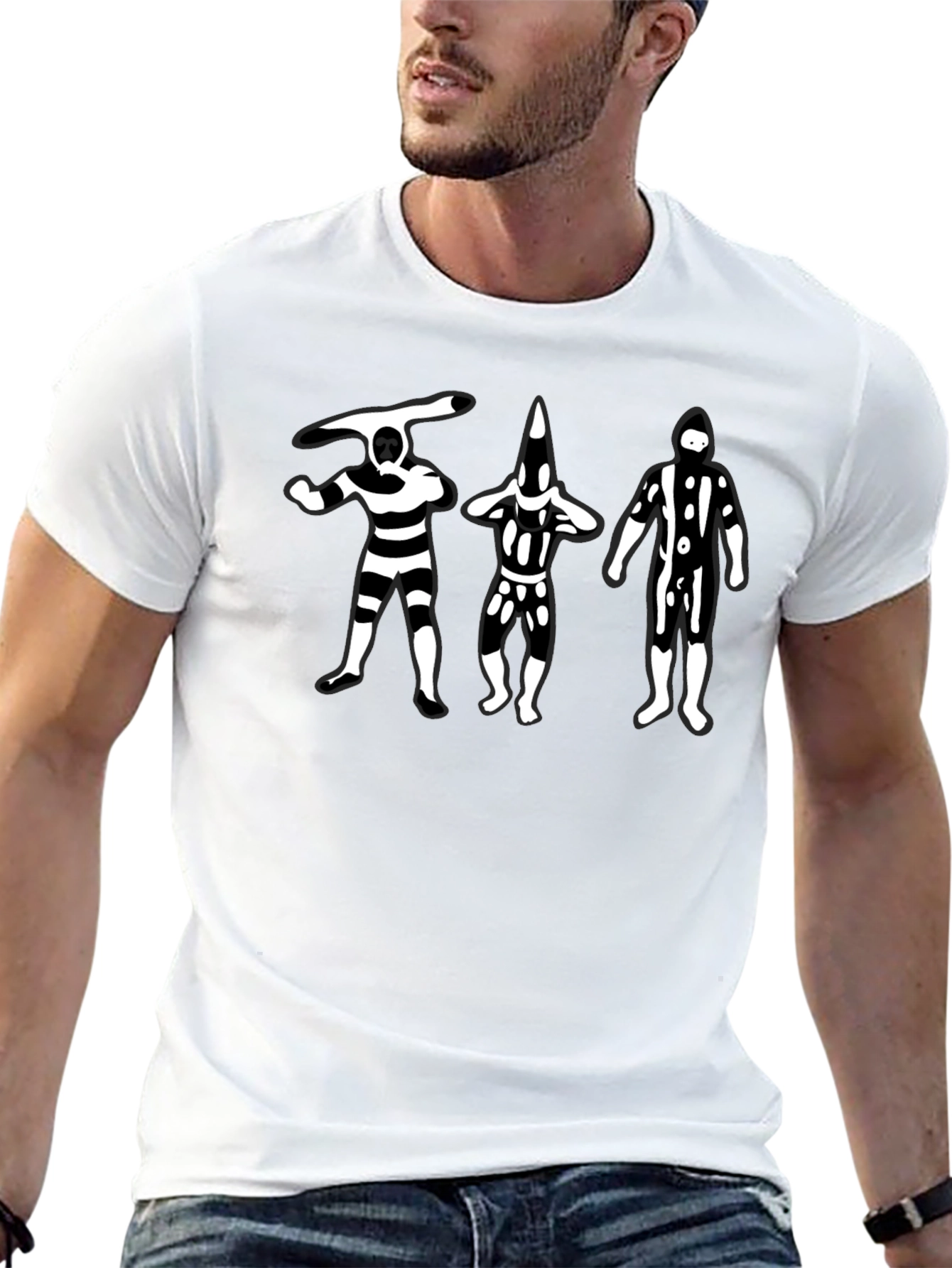 Unique Graphic Print T-Shirt
