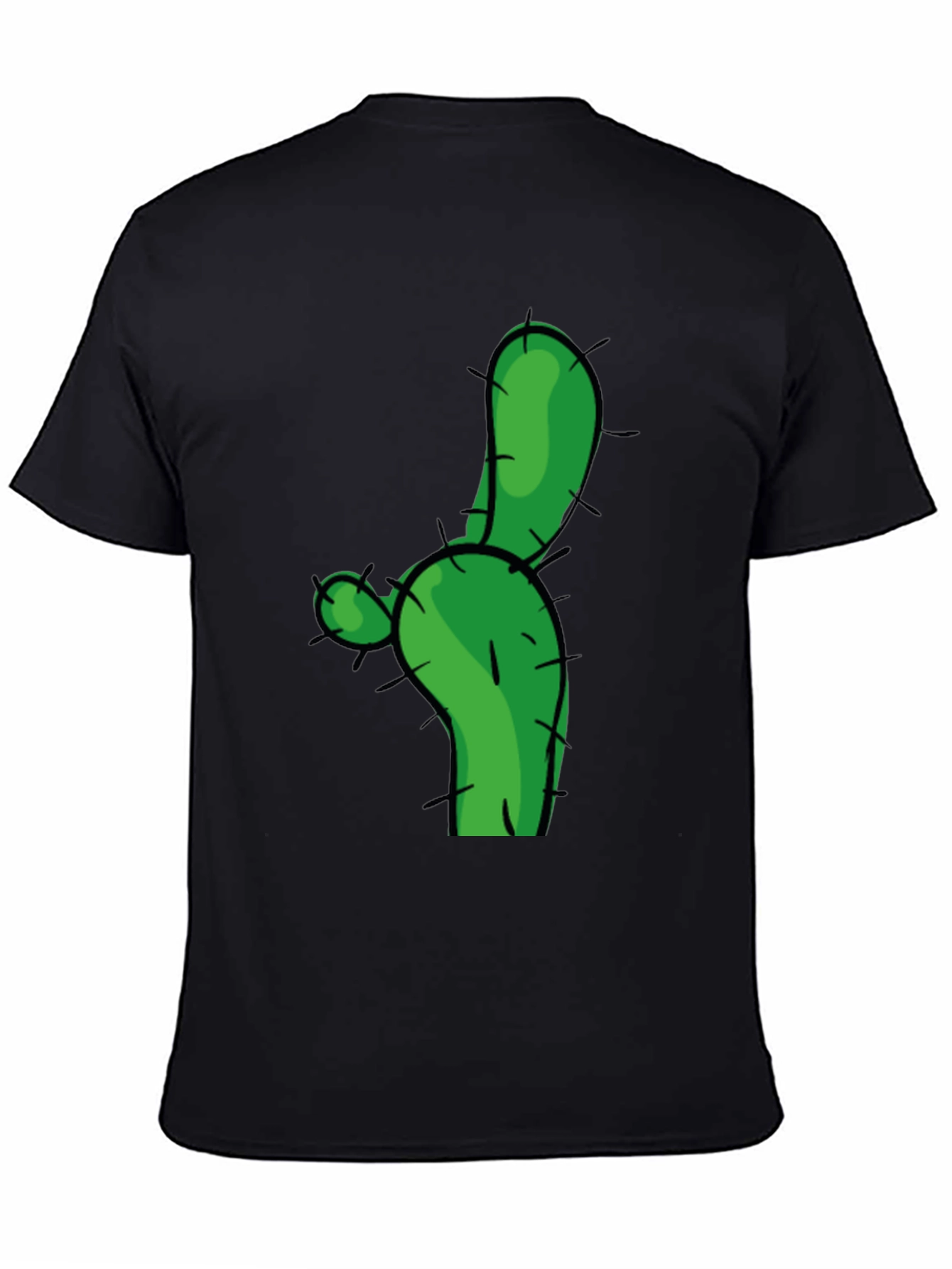 Cactus Graphic Tee - Green Novelty T-Shirt