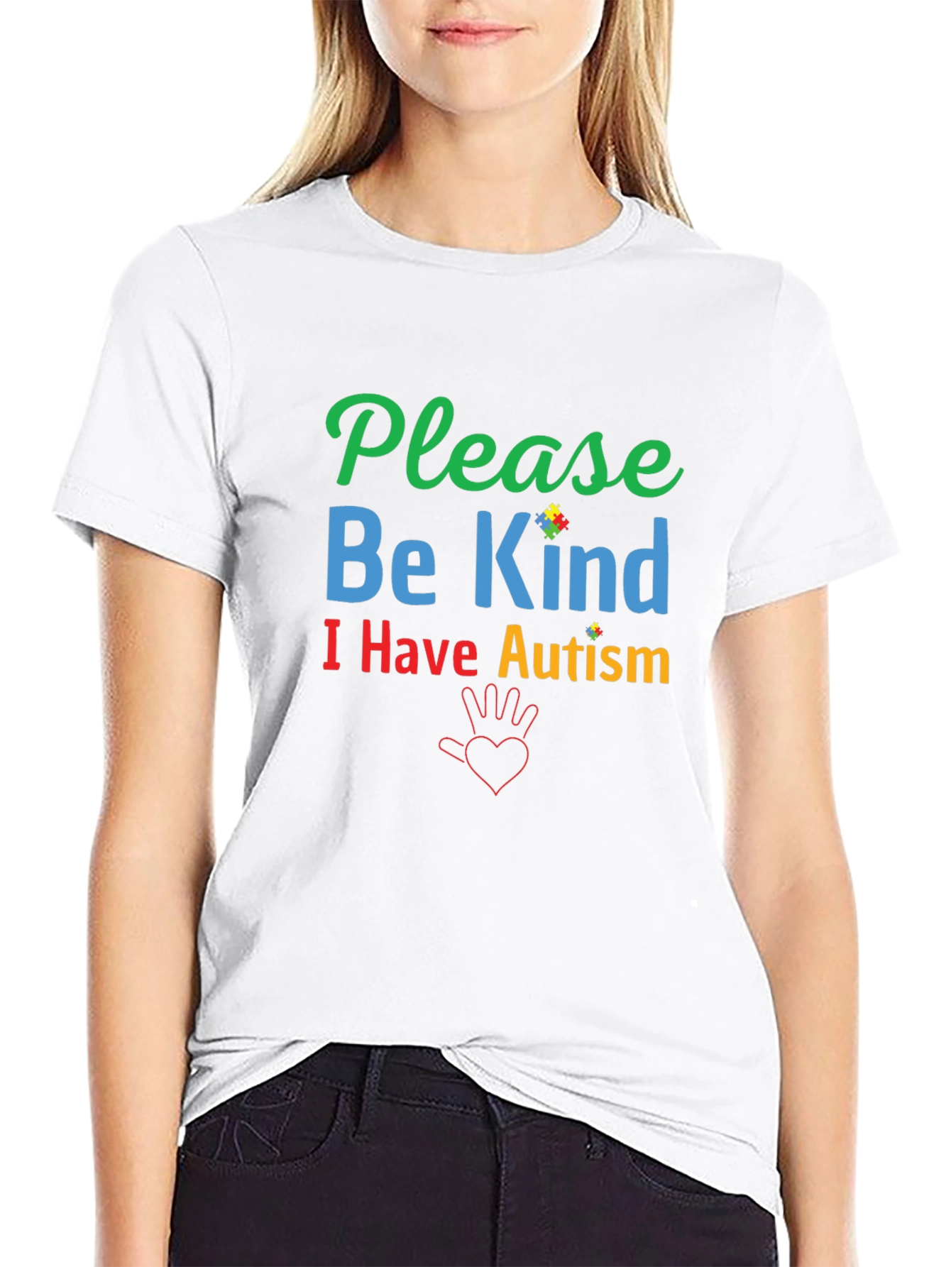 Please Be Kind Autism Awareness Graphic Tee