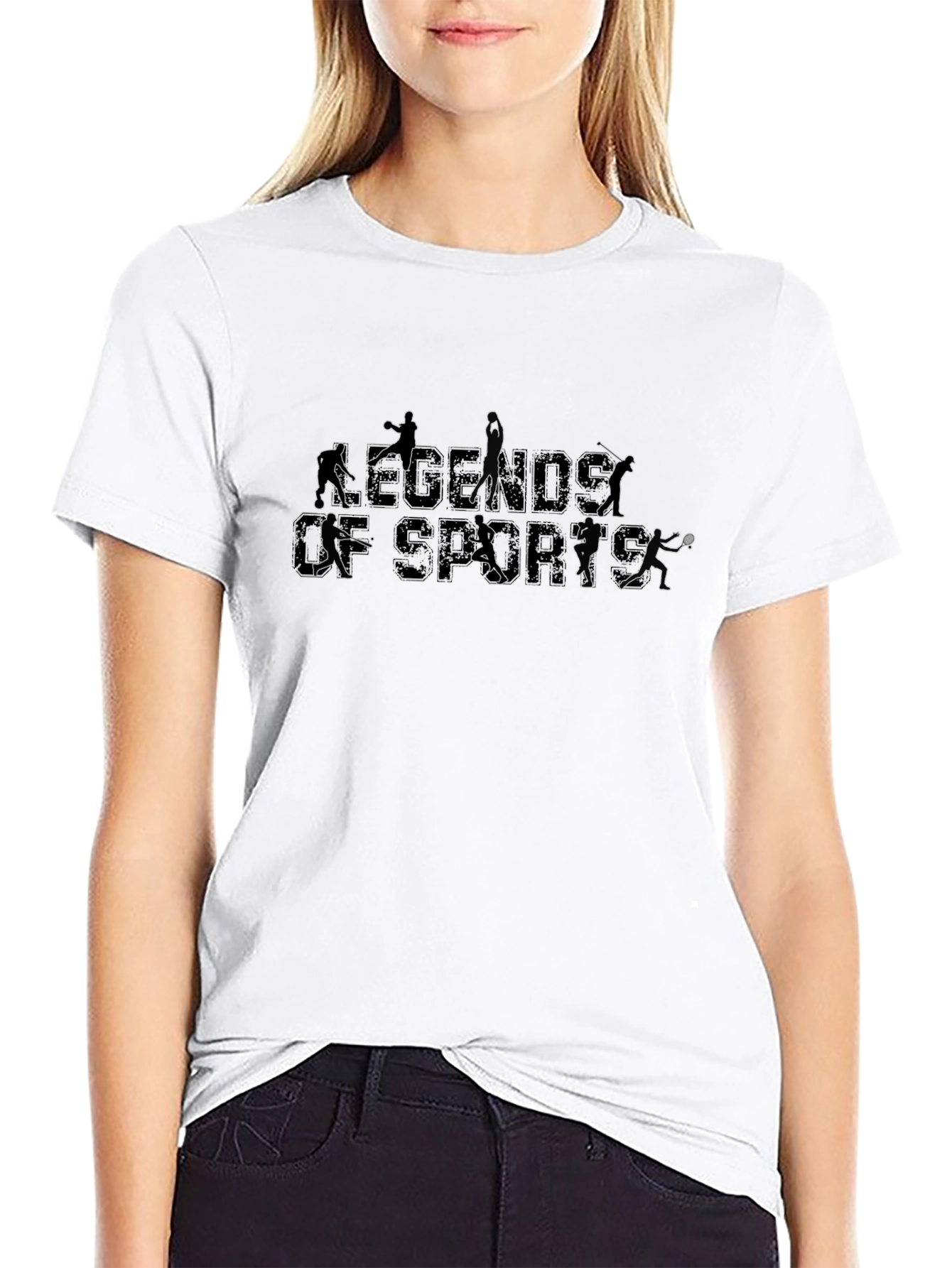 Legends of Sports Black T-Shirt