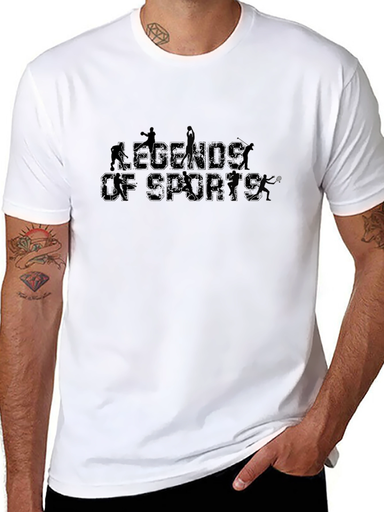 Legends of Sports Black T-Shirt