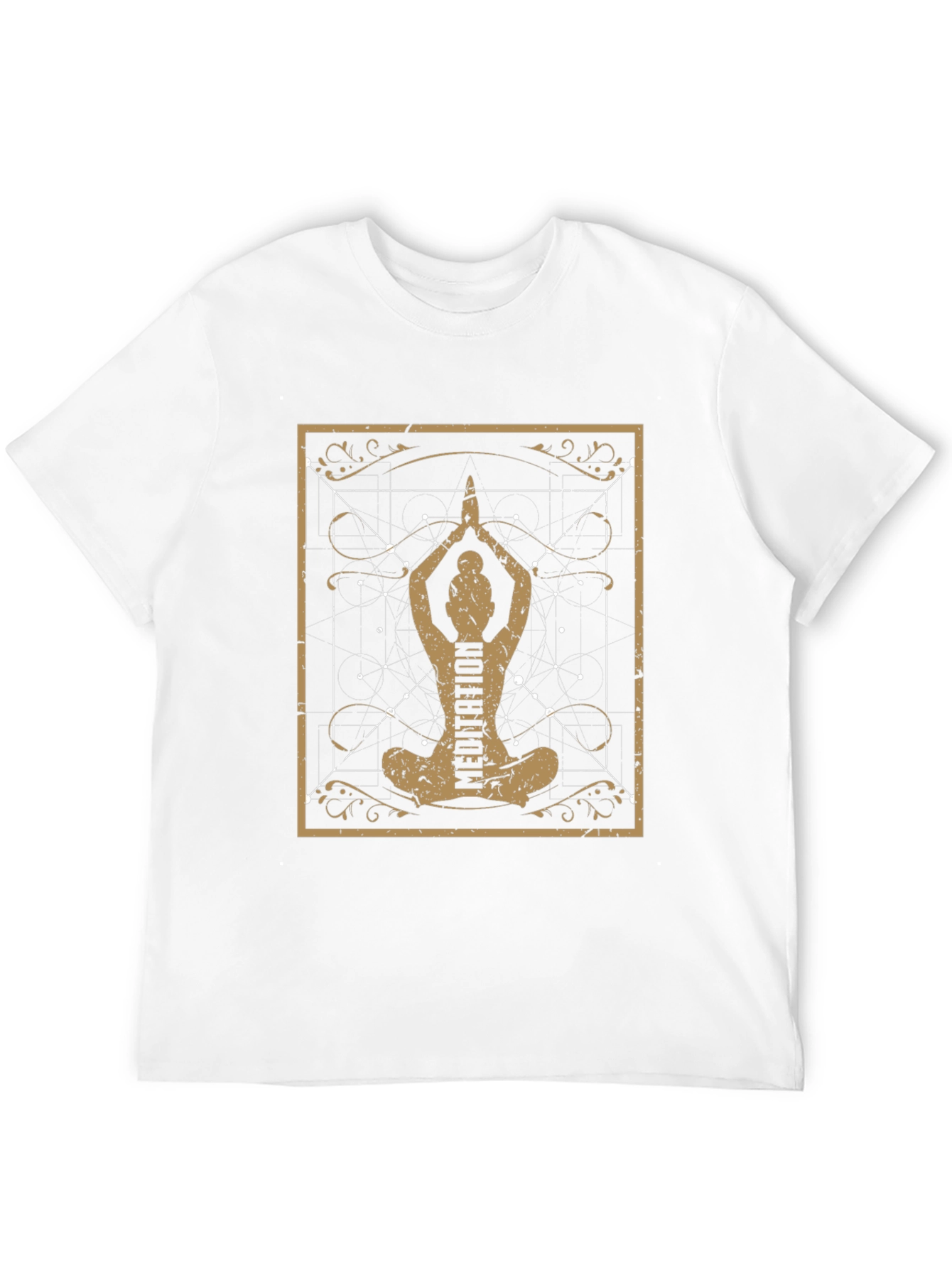 Meditation Graphic T-Shirt - Black
