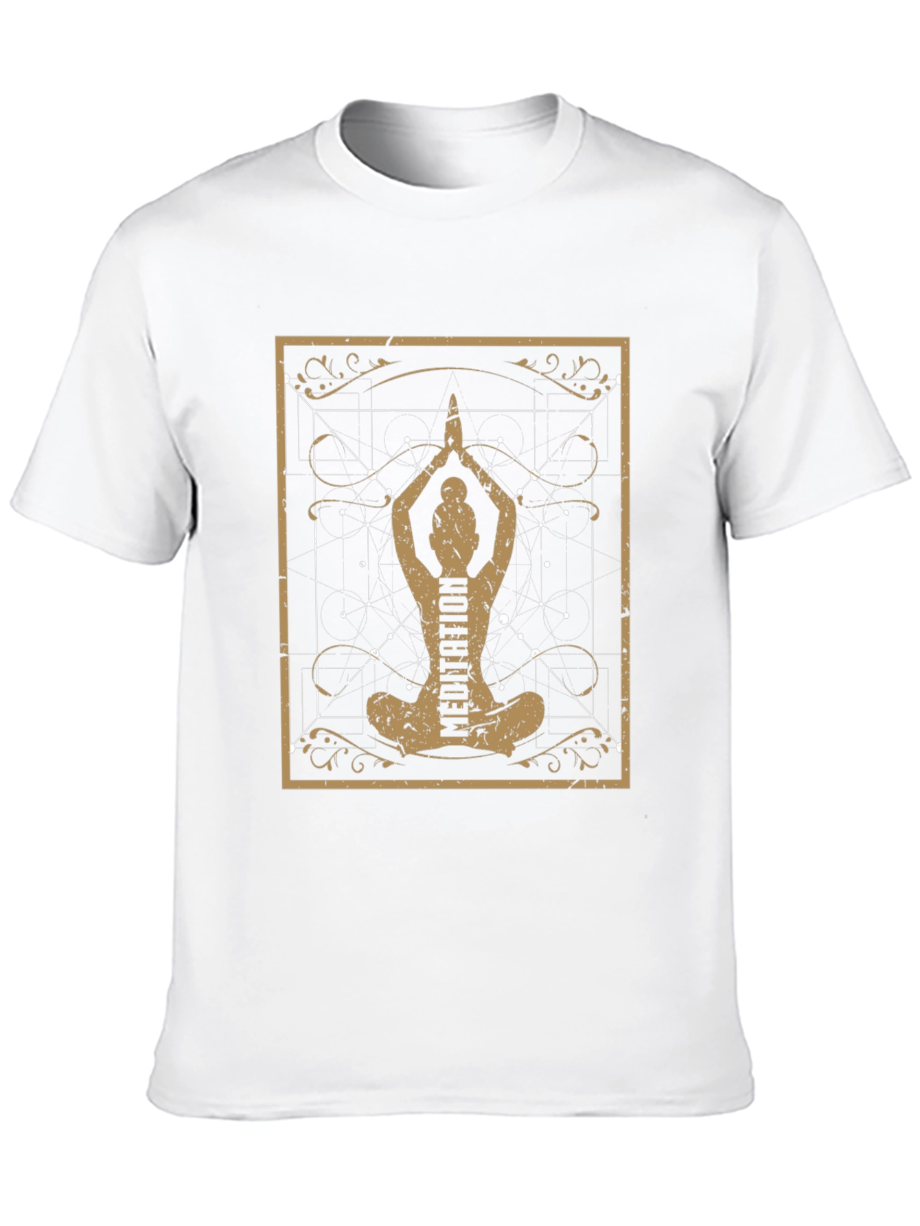 Meditation Graphic T-Shirt - Black