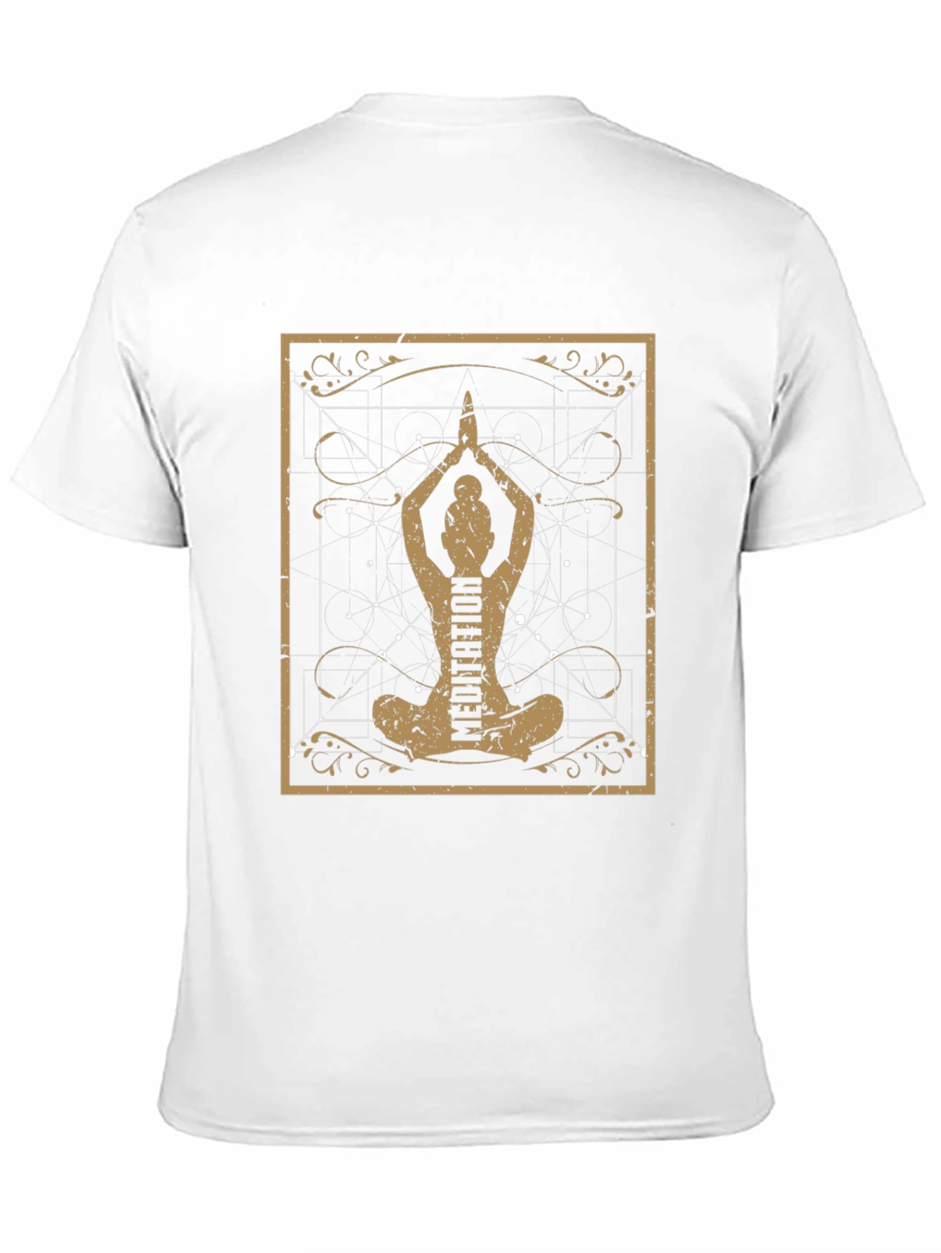 Meditation Graphic T-Shirt - Black