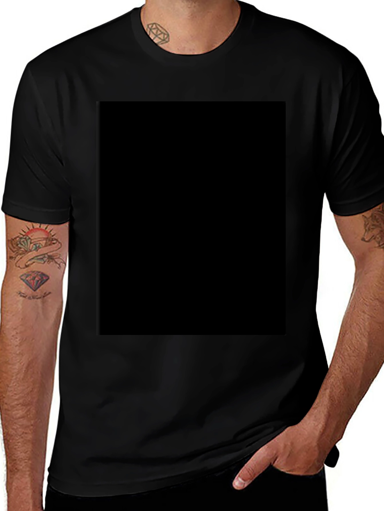 Classic Black Cotton T-Shirt
