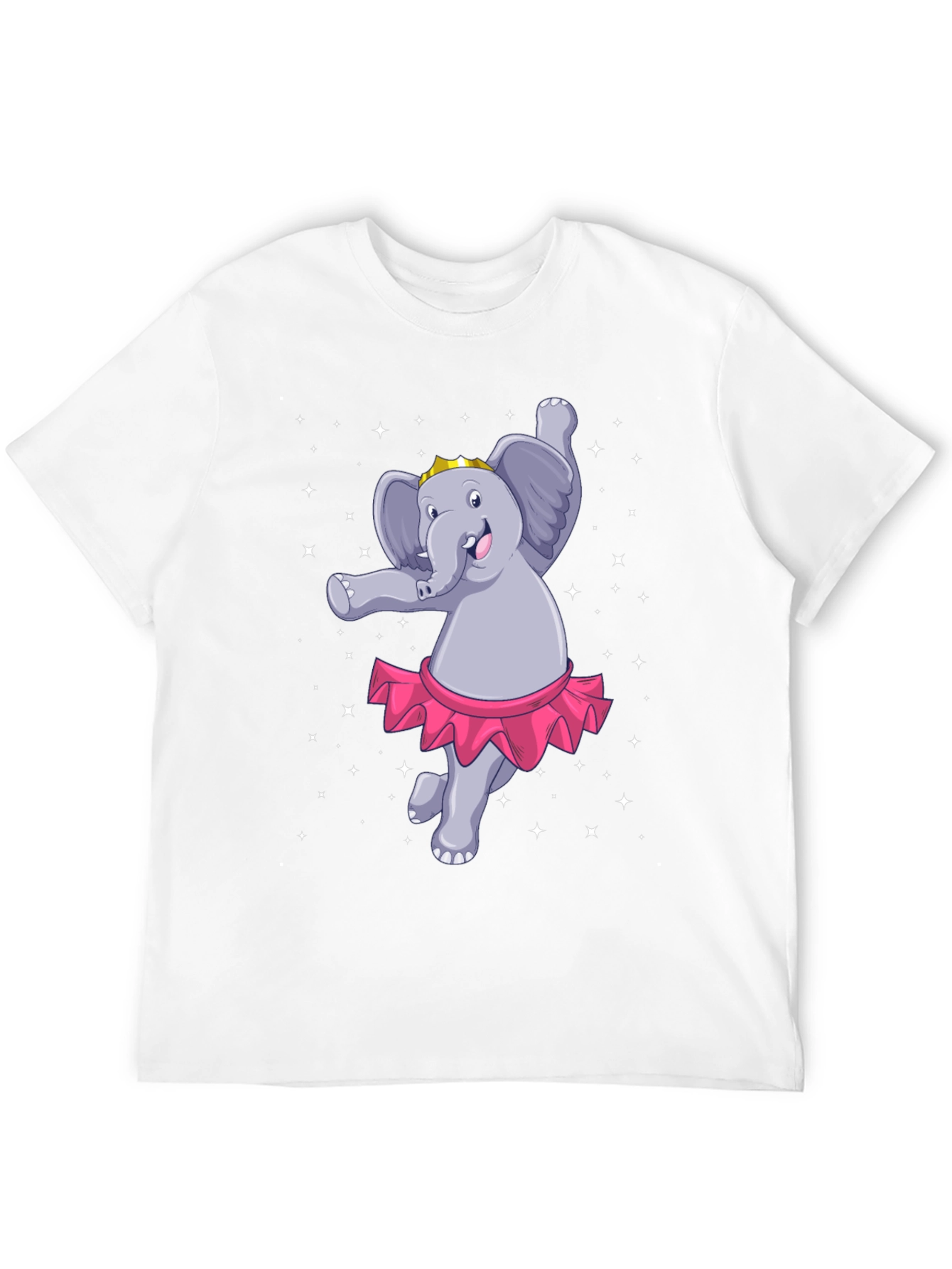 Dancing Elephant T-Shirt: Cute Cartoon Design