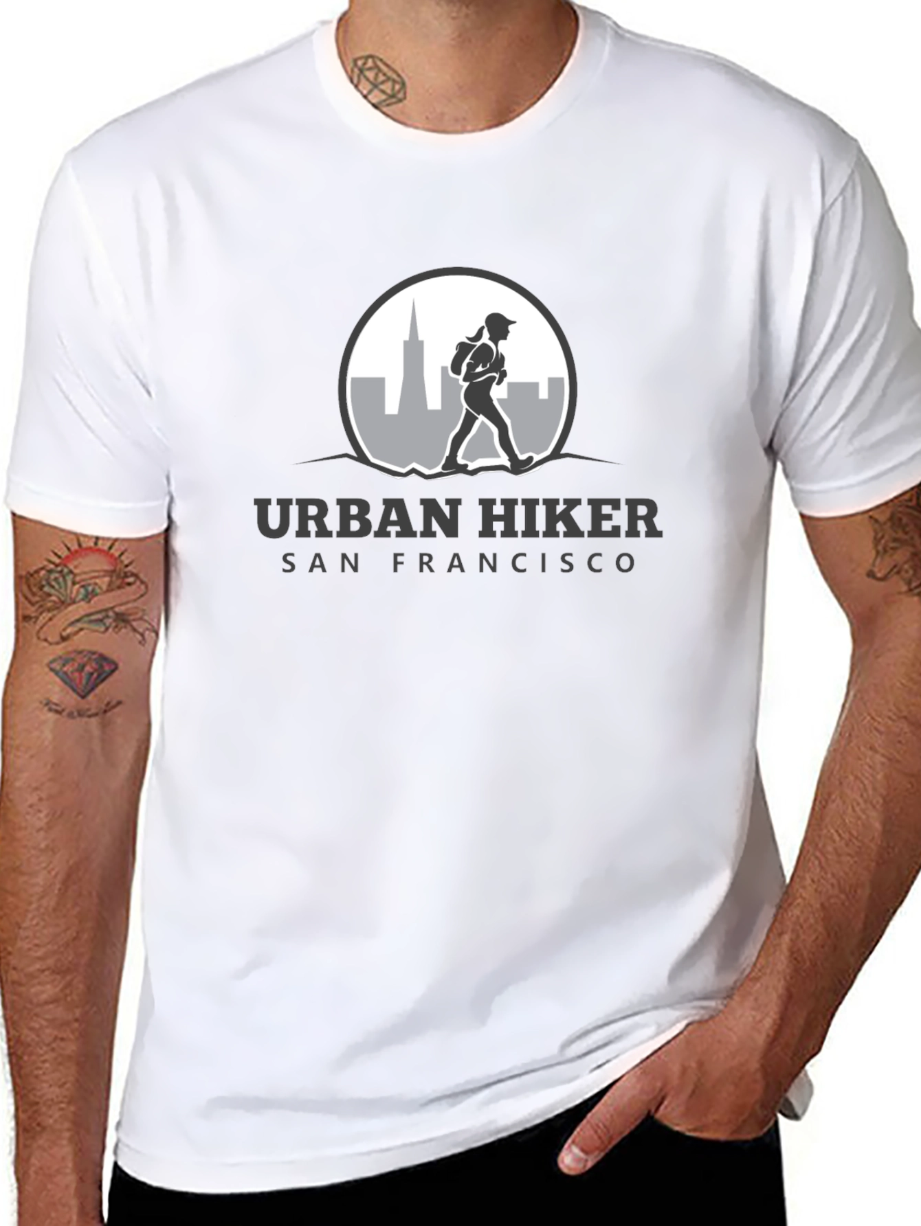 Urban Hiker San Francisco Black T-Shirt