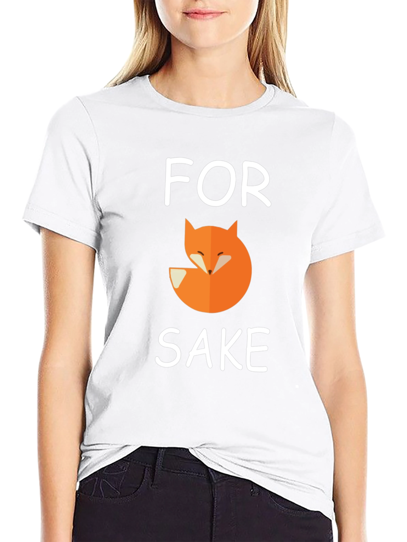 For Fox Sake T-Shirt Funny Graphic Tee