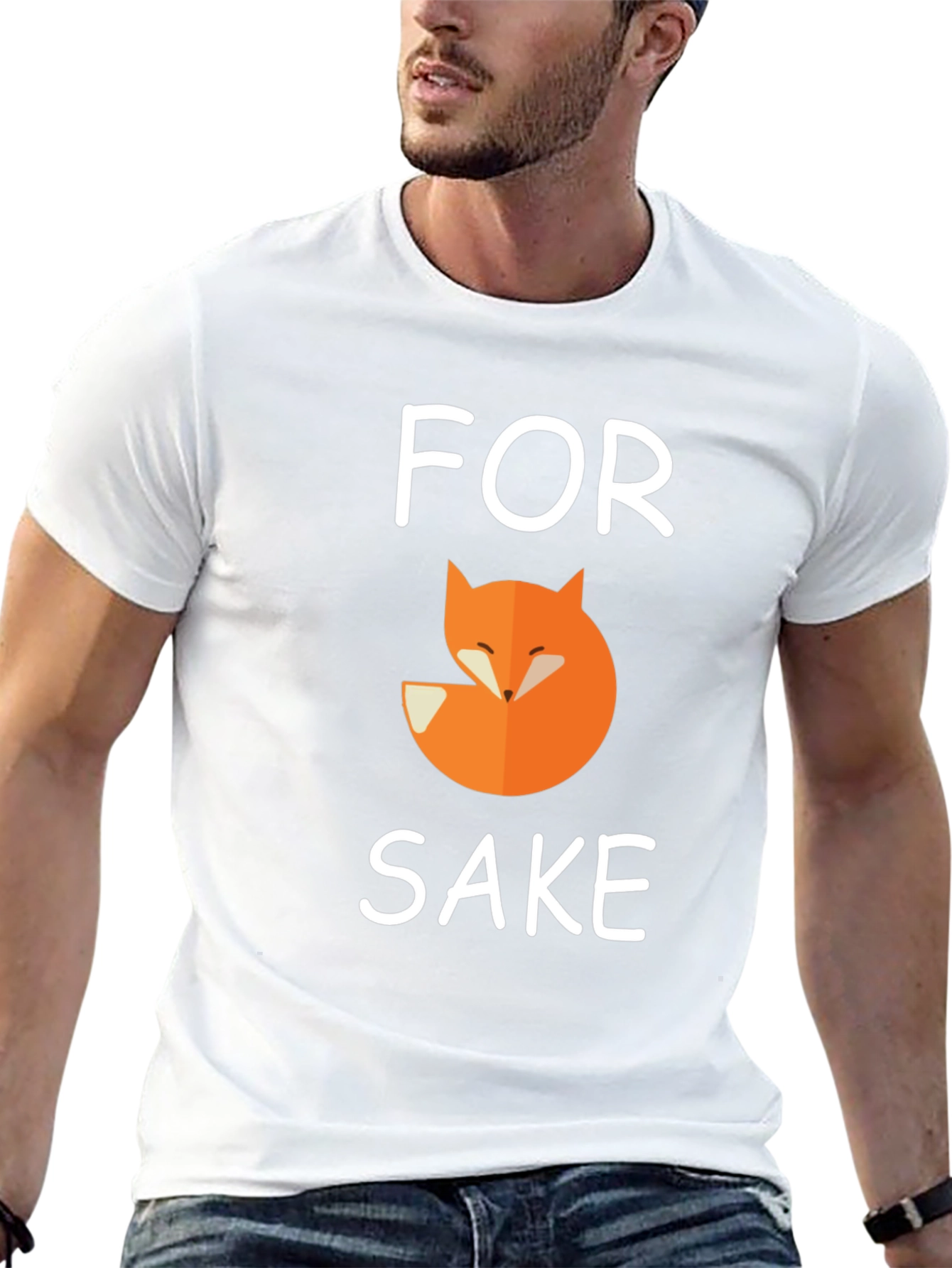 For Fox Sake T-Shirt Funny Graphic Tee