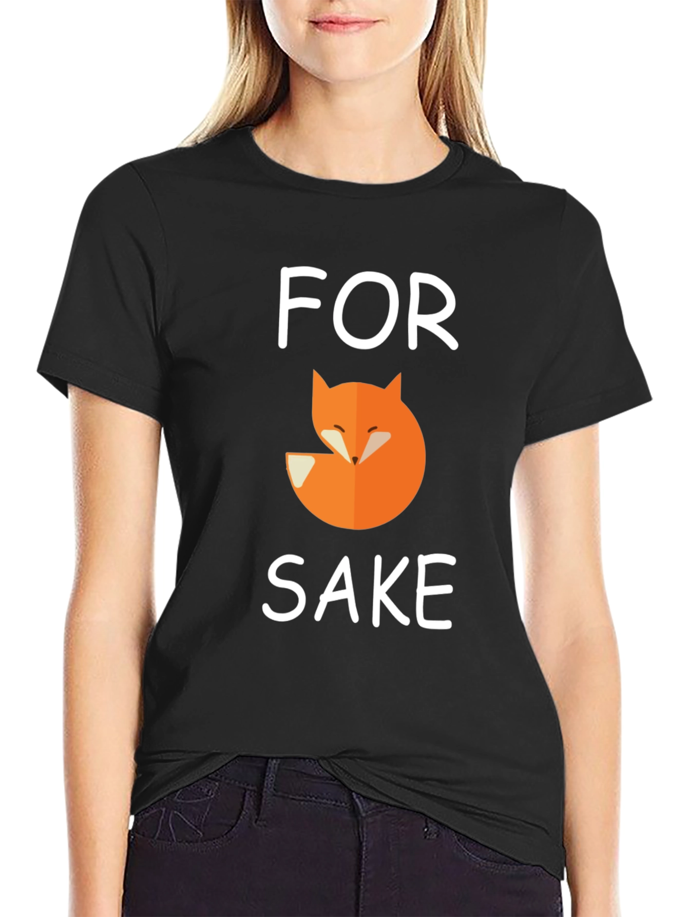 For Fox Sake T-Shirt Funny Graphic Tee
